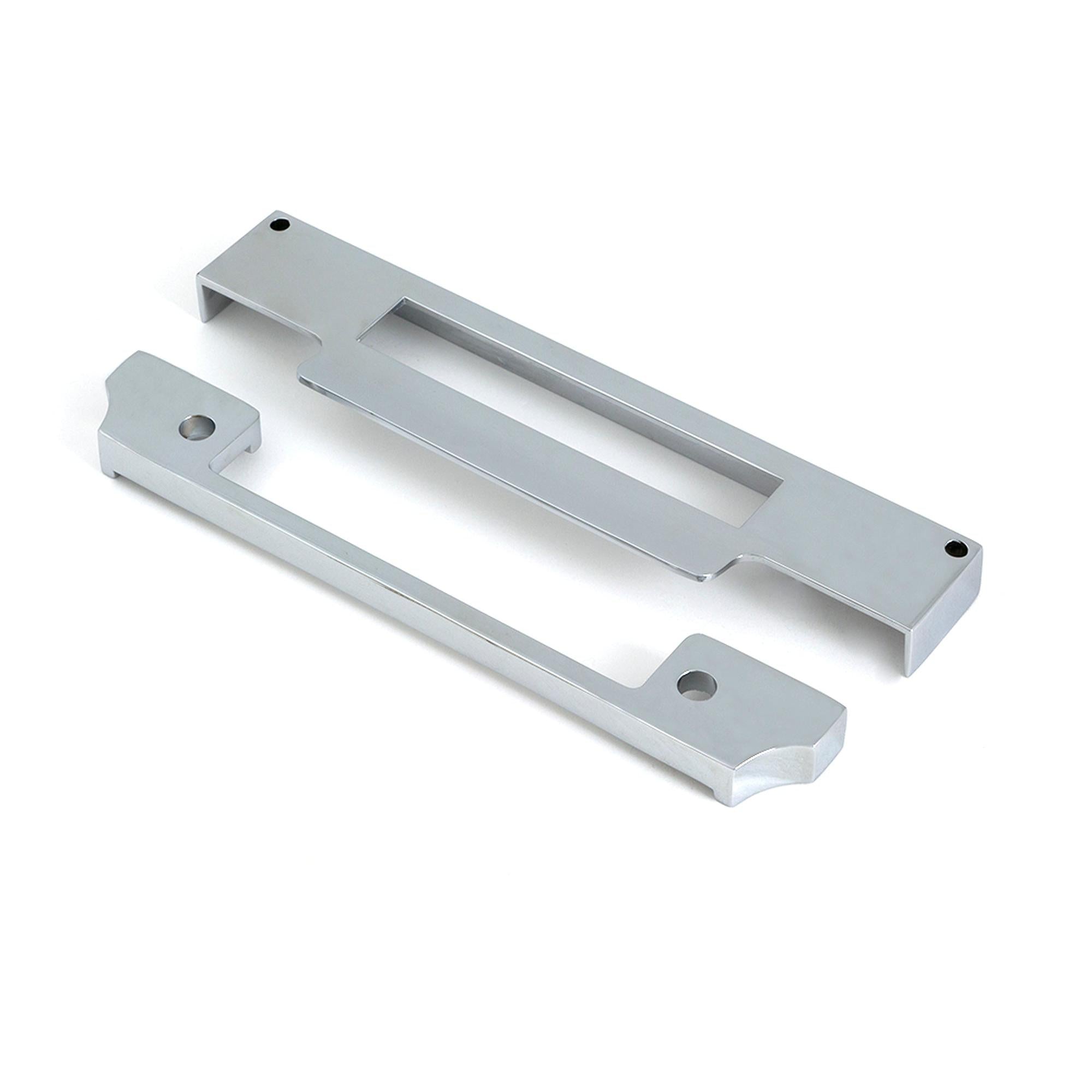 Polished SS ½" Rebate Kit for Euro Sash Lock - Euro Locks - From The Anvil - Yester Home
