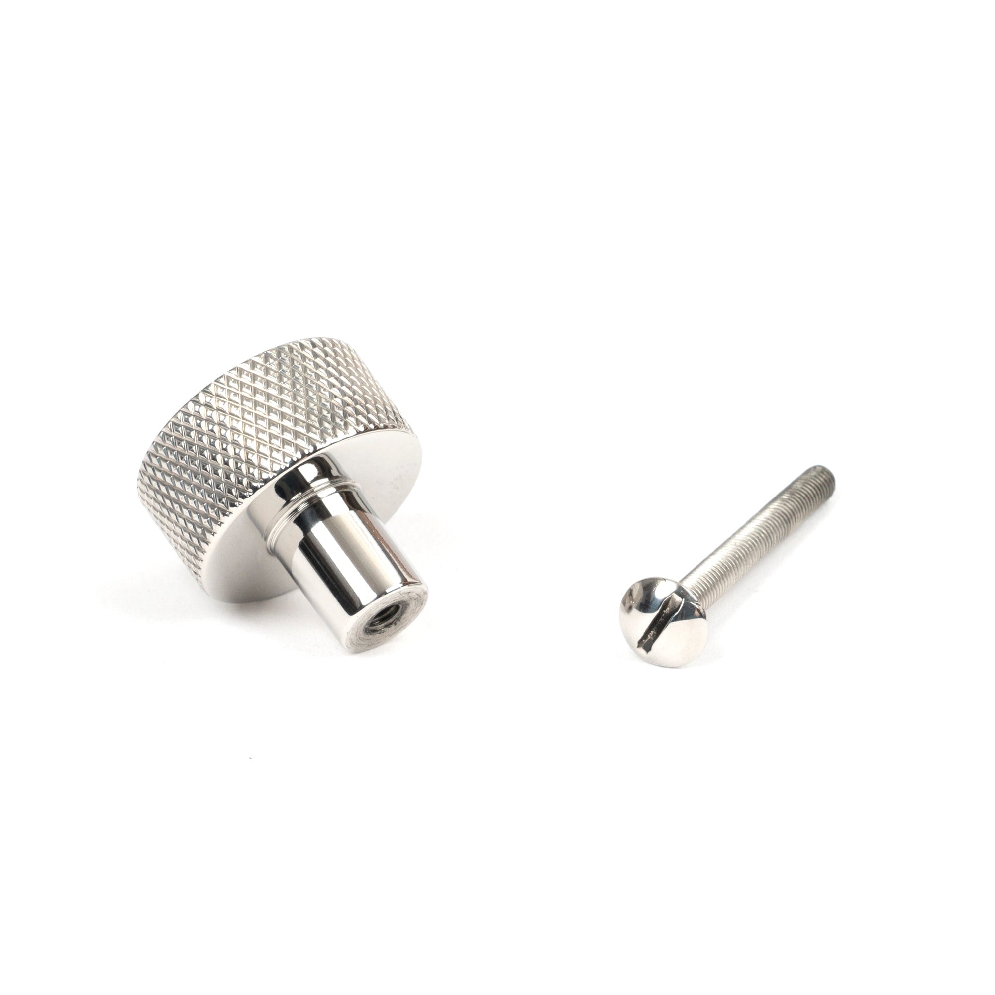 Polished SS (304) Brompton Cabinet Knob - 25mm (No rose) | From The Anvil-Cabinet Knobs-Yester Home