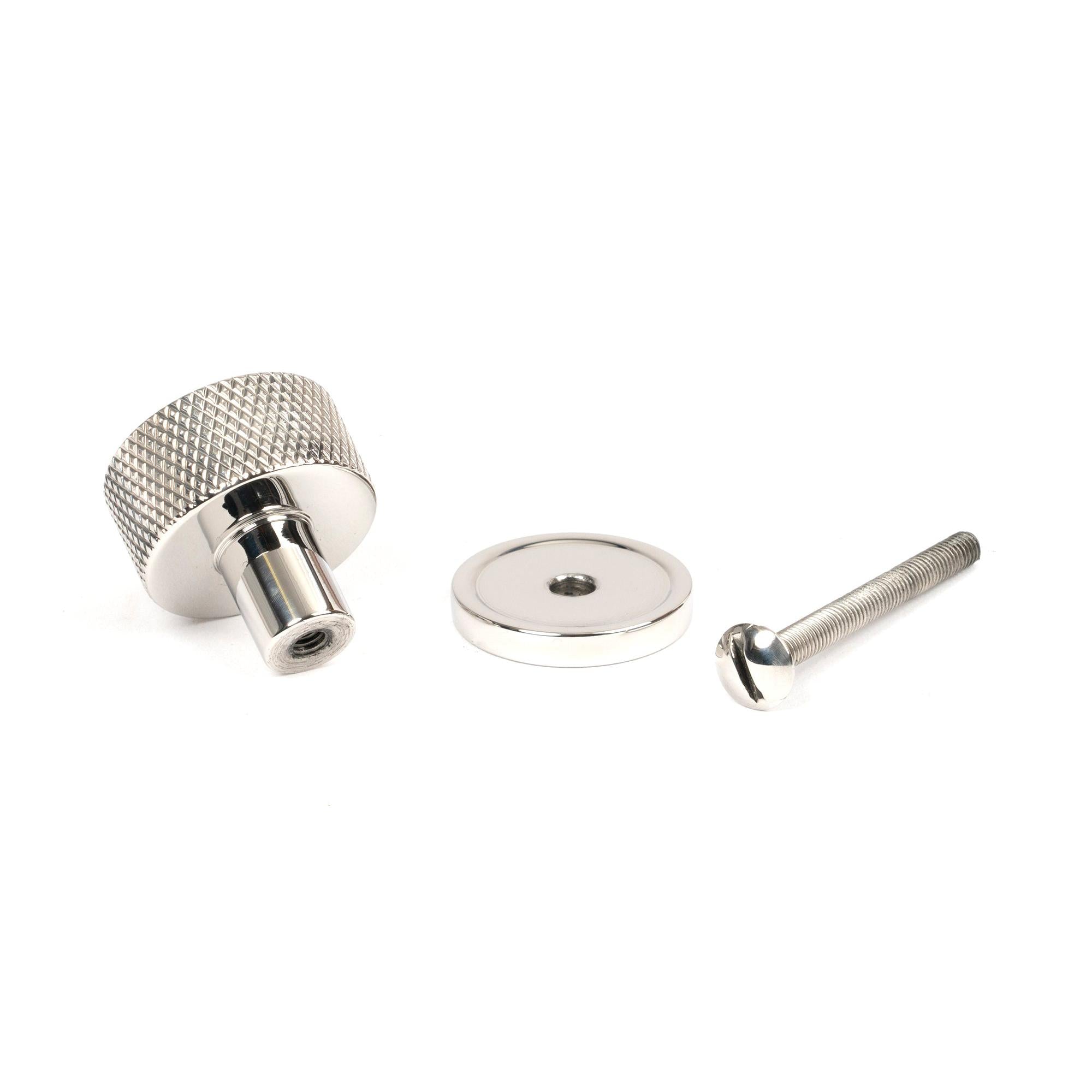 Polished SS (304) Brompton Cabinet Knob - 25mm (Plain) | From The Anvil - Cabinet Knobs - From The Anvil - Yester Home