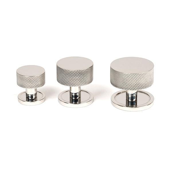 Polished SS (304) Brompton Cabinet Knob - 25mm (Plain) | From The Anvil-Cabinet Knobs-Yester Home