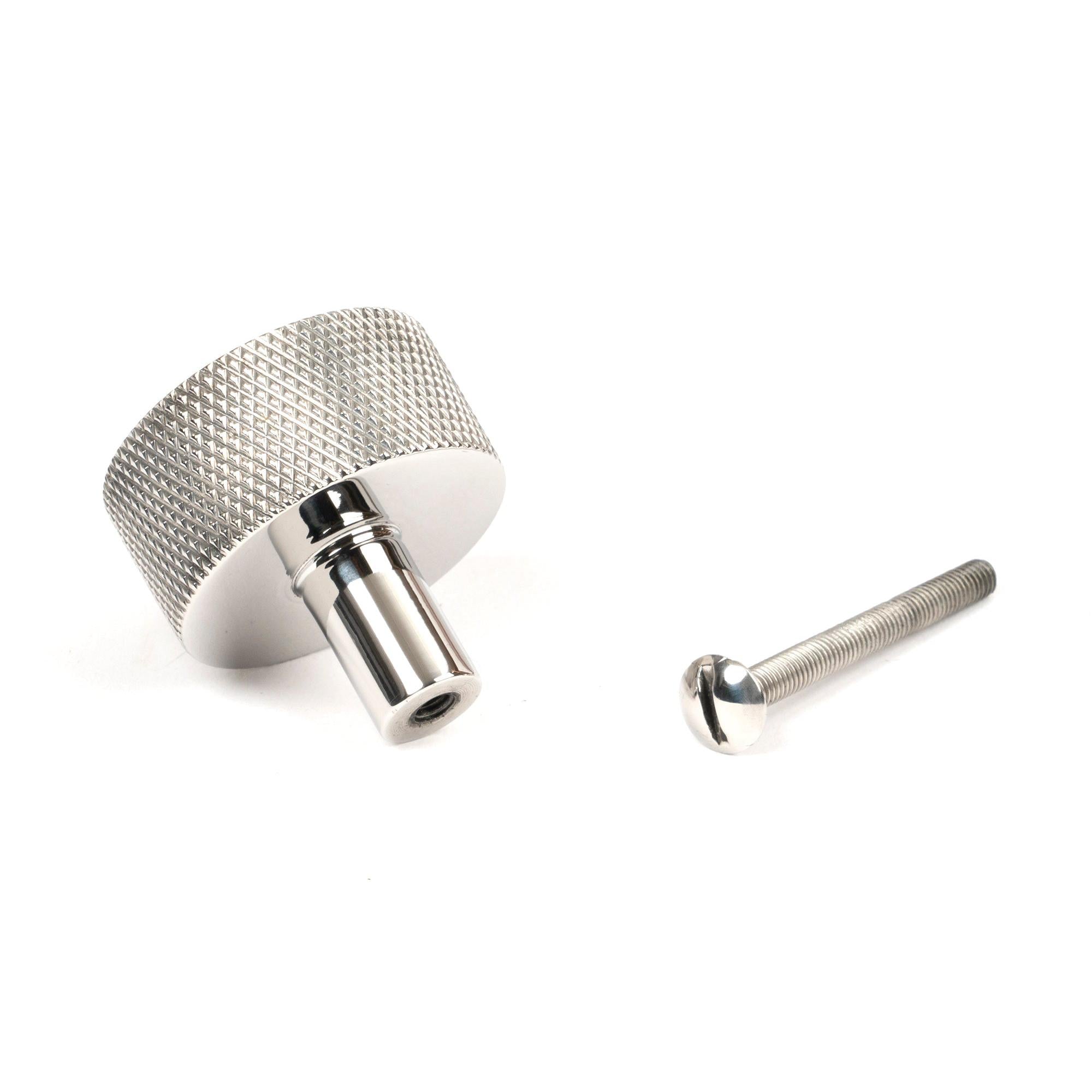 Polished SS (304) Brompton Cabinet Knob - 32mm (No rose) | From The Anvil - Cabinet Knobs - From The Anvil - Yester Home