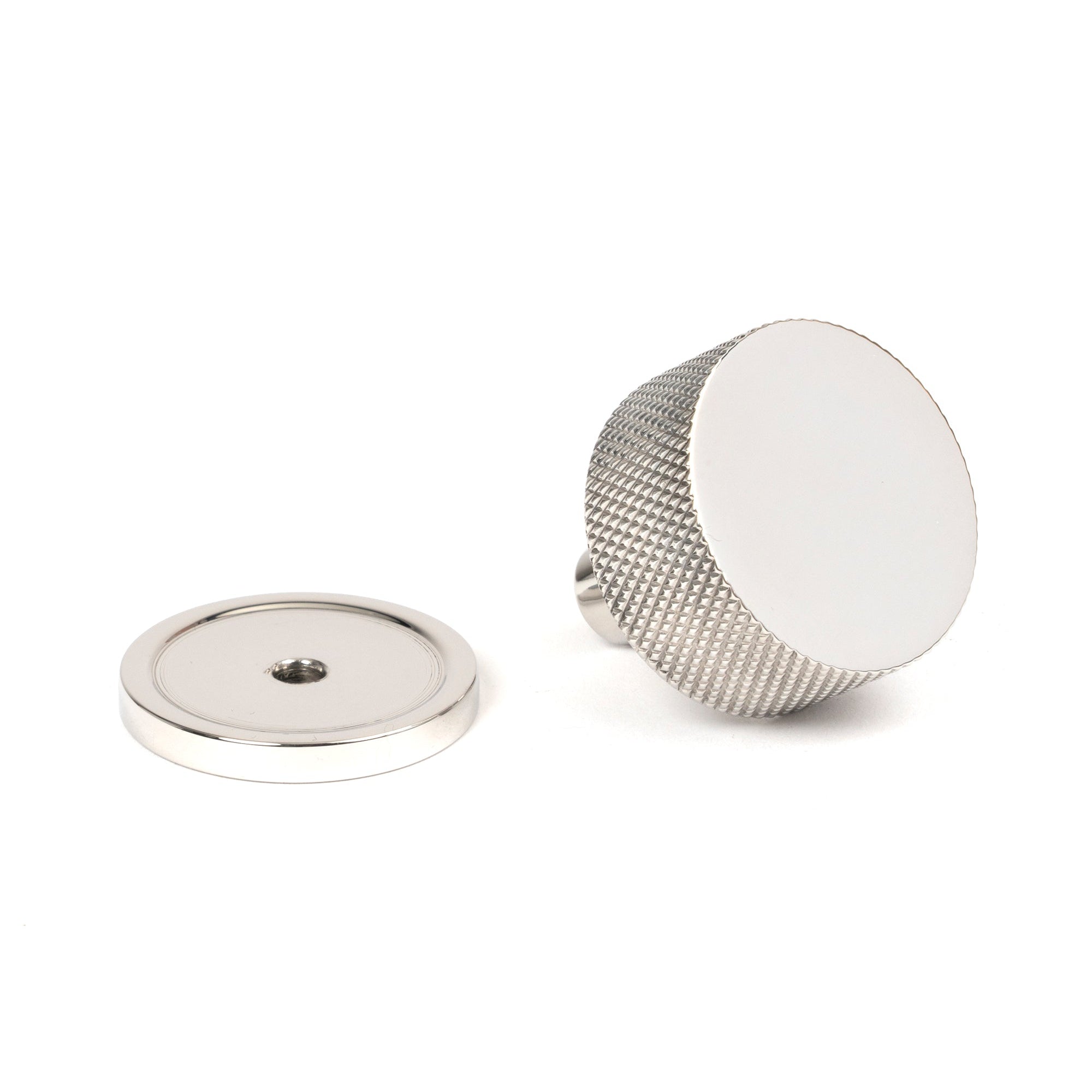 Polished SS (304) Brompton Cabinet Knob - 32mm (Plain) | From The Anvil-Cabinet Knobs-Yester Home