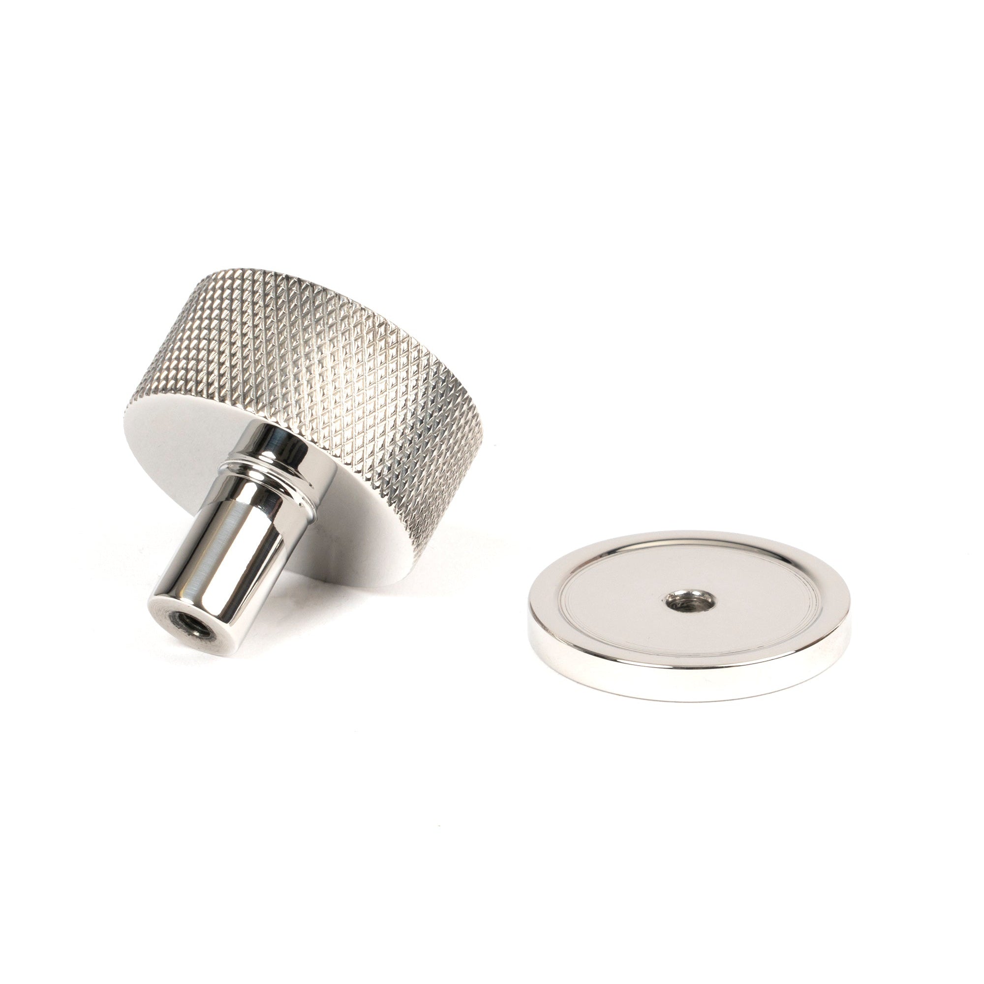 Polished SS (304) Brompton Cabinet Knob - 32mm (Plain) | From The Anvil-Cabinet Knobs-Yester Home