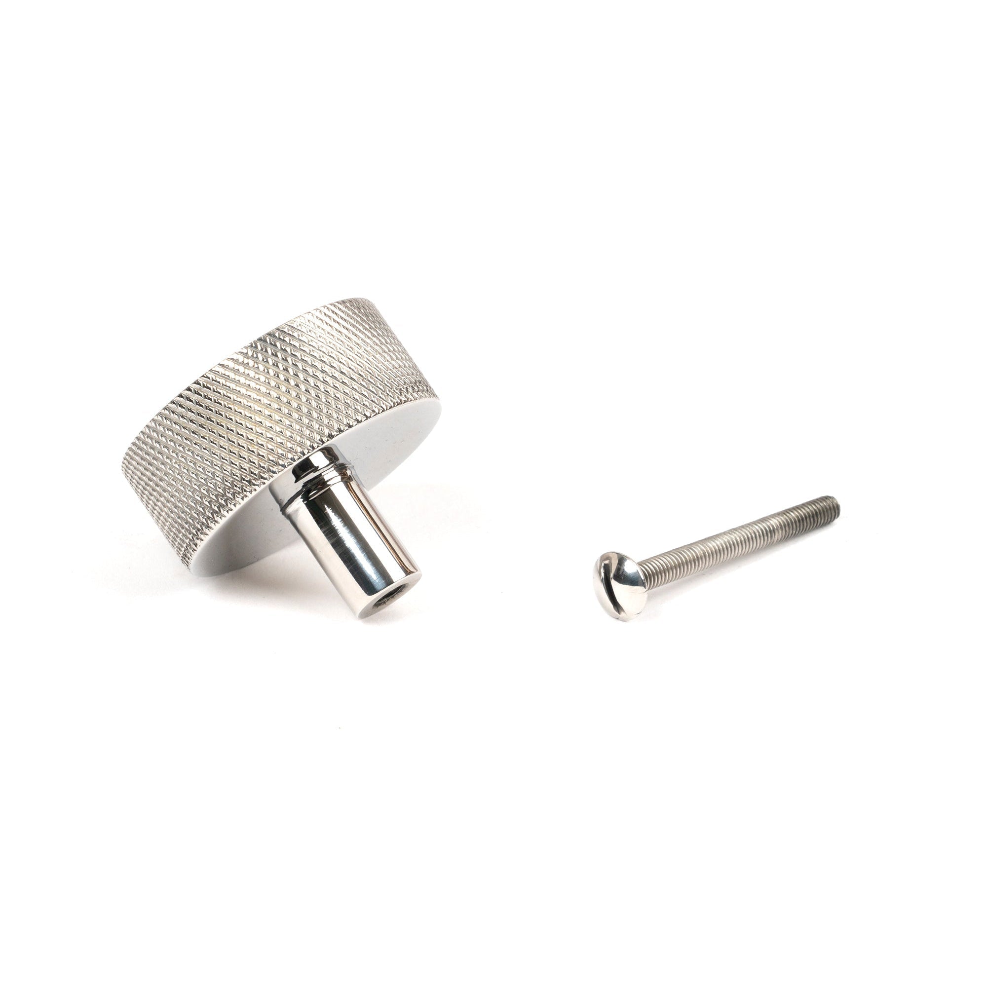 Polished SS (304) Brompton Cabinet Knob - 38mm (No rose) | From The Anvil-Cabinet Knobs-Yester Home