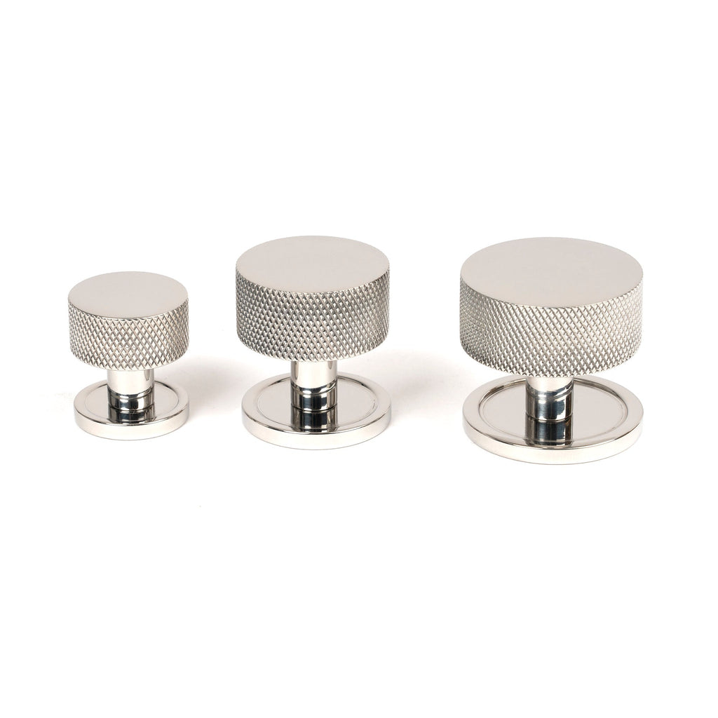Polished SS (304) Brompton Cabinet Knob - 38mm (Plain) | From The Anvil-Cabinet Knobs-Yester Home
