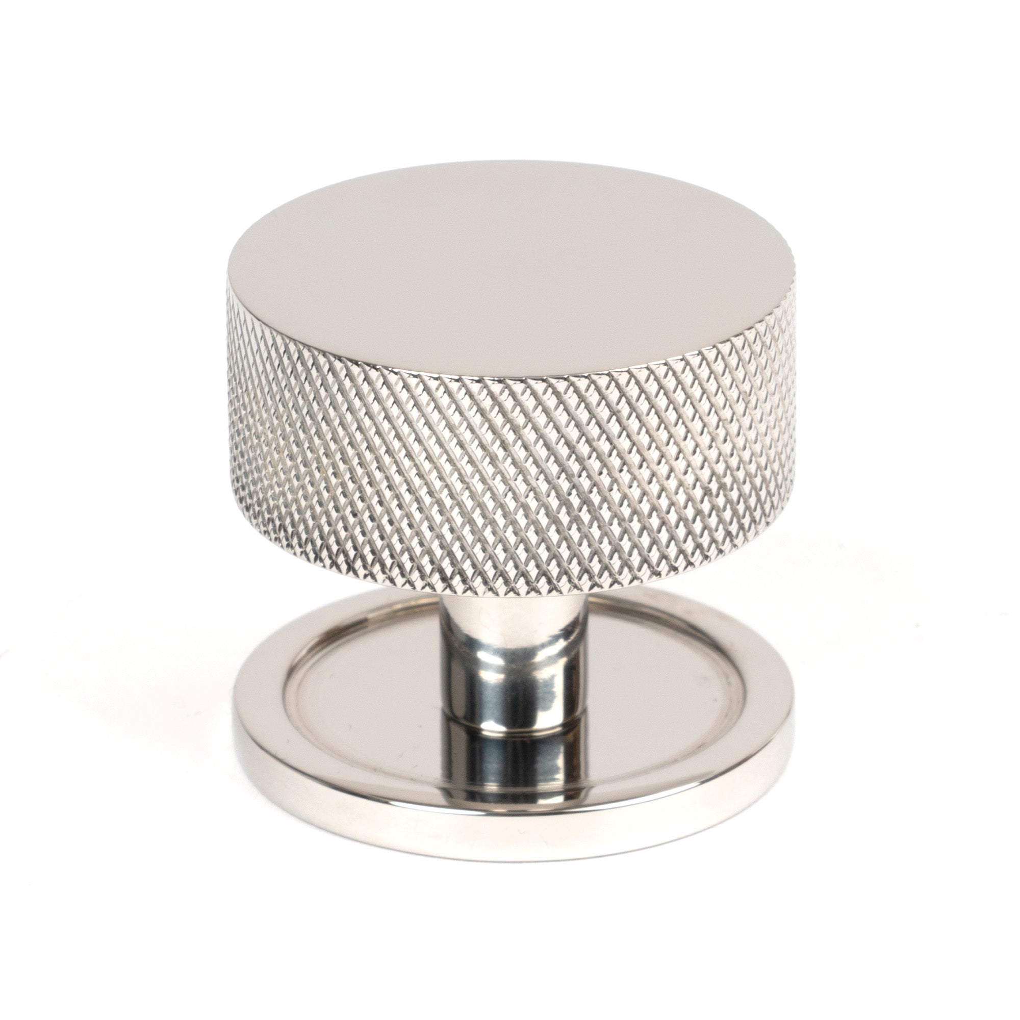 Polished SS (304) Brompton Cabinet Knob - 38mm (Plain) | From The Anvil-Cabinet Knobs-Yester Home