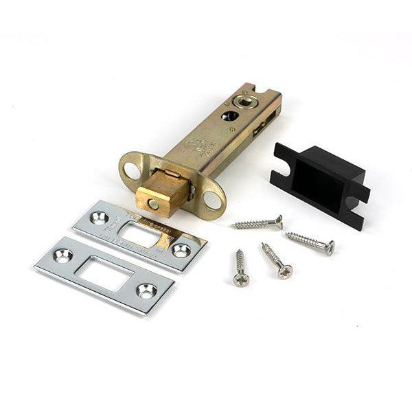 Polished SS 4" Heavy Duty Tubular Deadbolt - Deadlocks & Deadbolts - From The Anvil - Yester Home