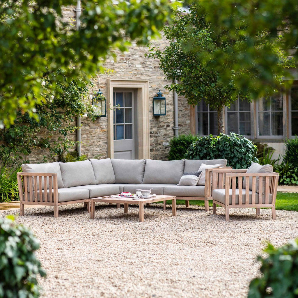Porthallow Corner Sofa Set-Outdoor Sofas & Chairs-Yester Home