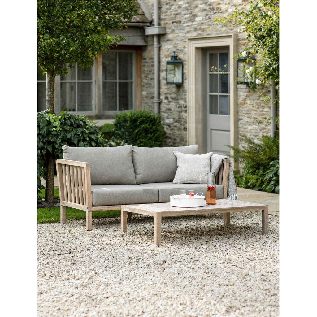 Porthallow Outdoor 2 Seater Sofa | Natural - Outdoor Sofas & Chairs - Garden Trading - Yester Home