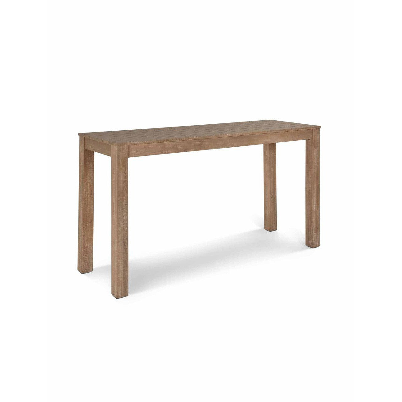 Porthallow Rectangular Bar Table | Natural-Outdoor Bar Tables & Sets-Yester Home