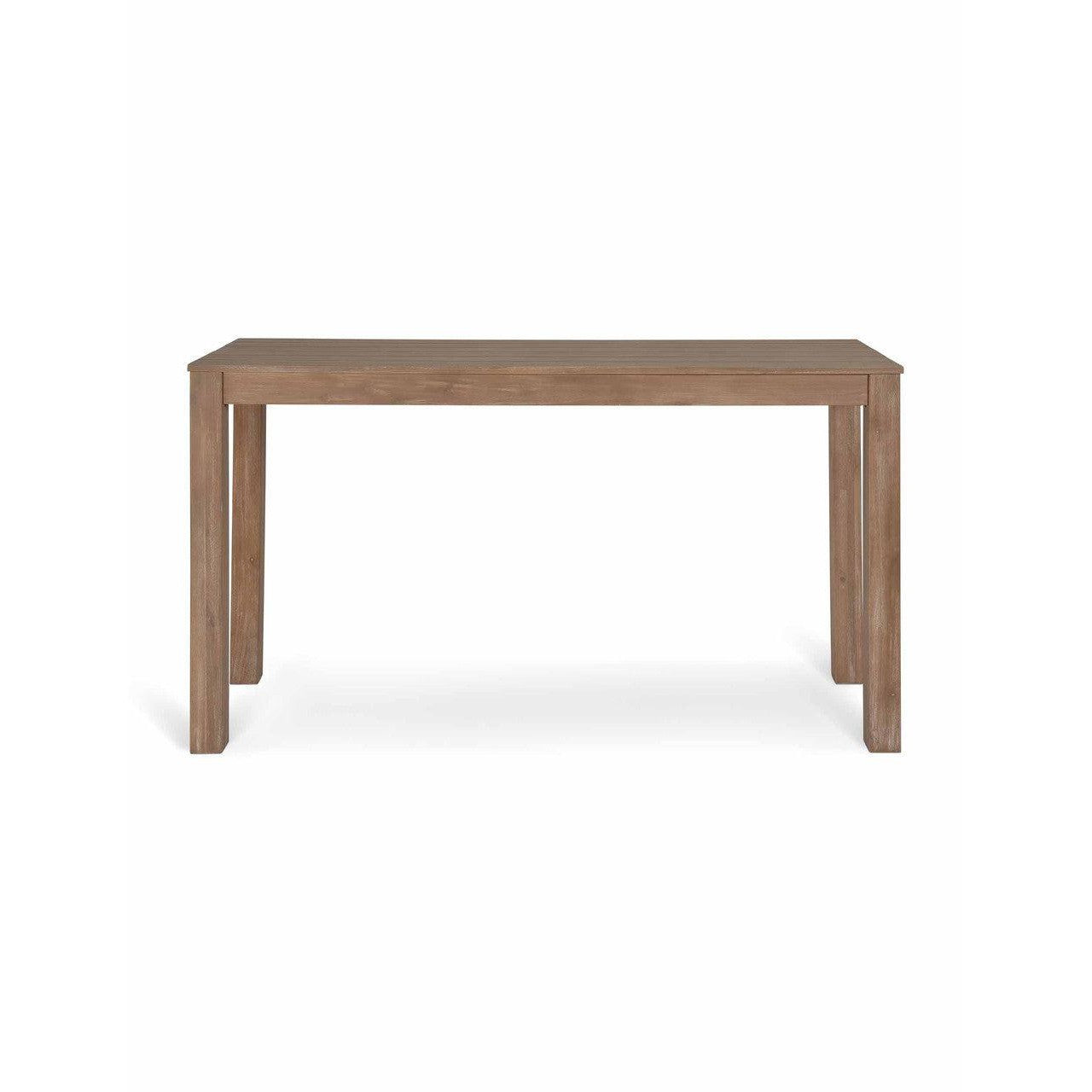 Porthallow Rectangular Bar Table | Natural-Outdoor Bar Tables & Sets-Yester Home