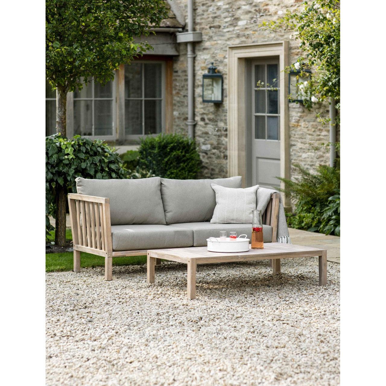 Porthallow Rectangular Coffee Table | Natural (Pre-order - Stock expected Early June) - Outdoor Dining Tables & Sets - Garden Trading - Yester Home