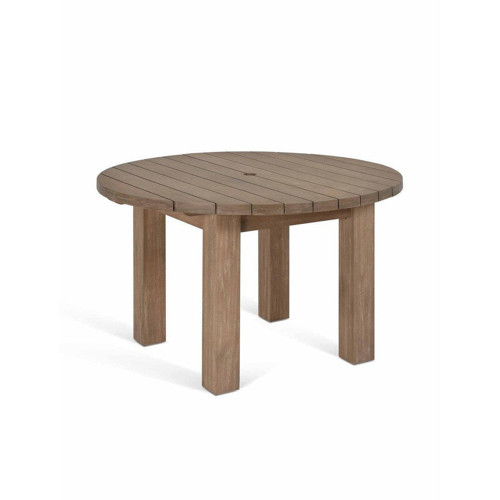 Porthallow Round Dining Table | Medium | Natural-Outdoor Dining Tables & Sets-Yester Home