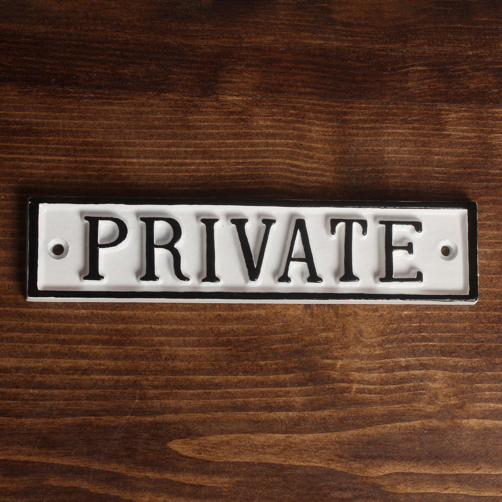 Private Sign-Informative Signs-Yester Home