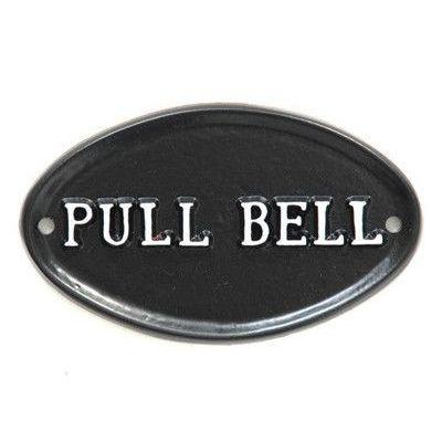 Pull Bell Sign-Front Door Signs-Yester Home