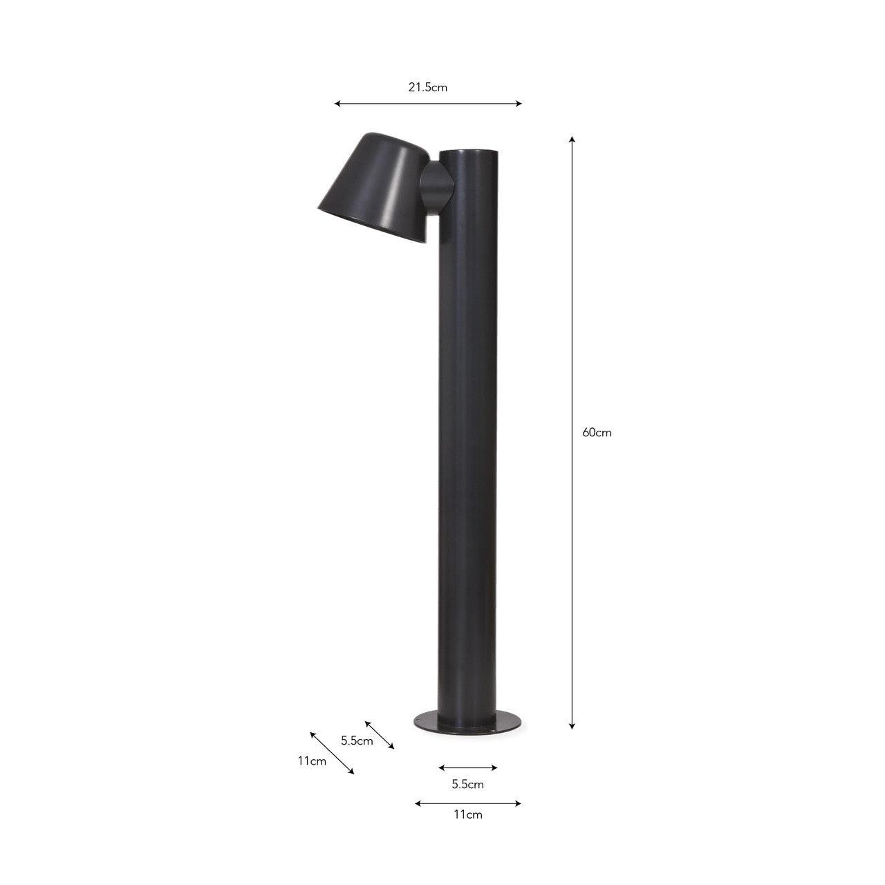 Regent Mast Path Light in Carbon-Path Lights-Yester Home