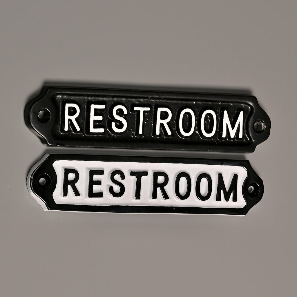 Restroom Sign-Room Signs-Yester Home