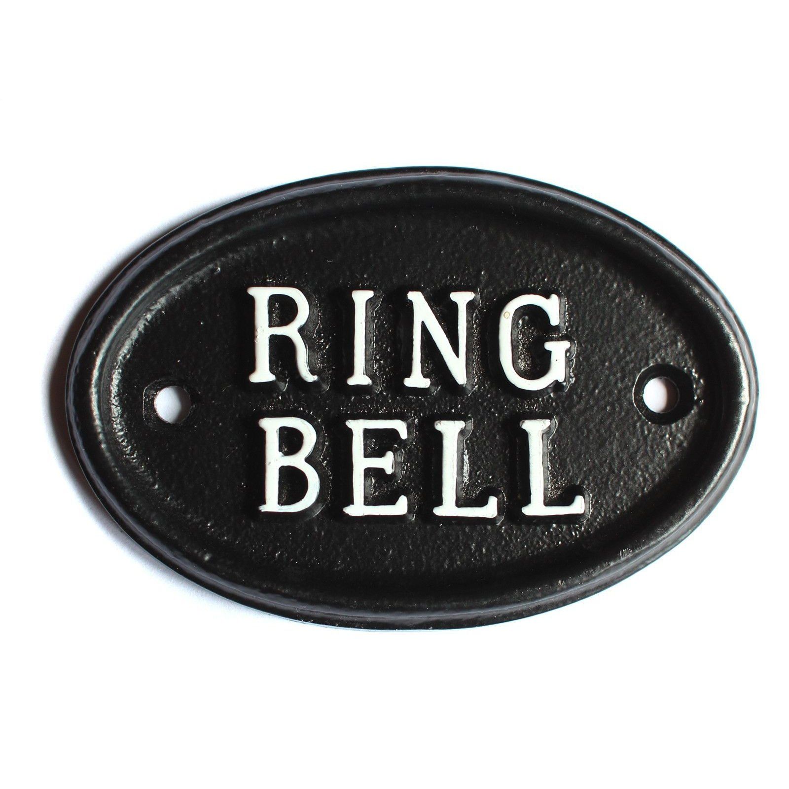 Ring Bell Door Sign · 10 x 5cm ·-Front Door Signs-Yester Home