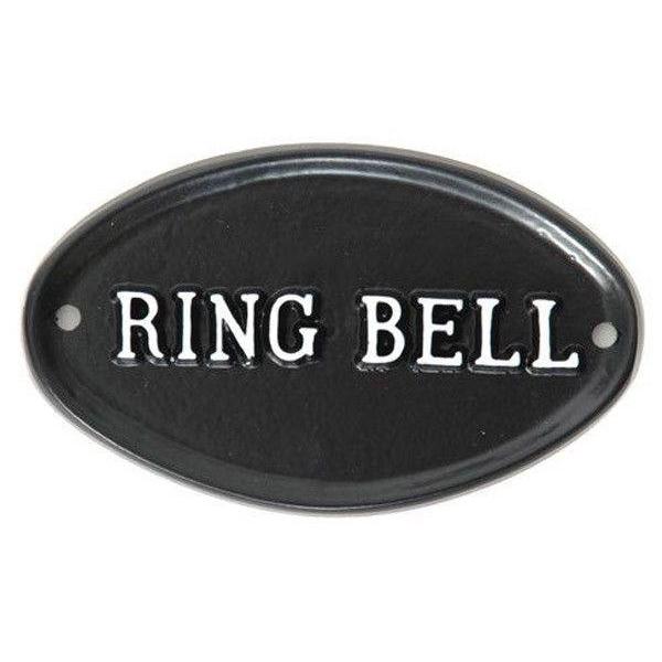 Ring Bell Sign-Front Door Signs-Yester Home