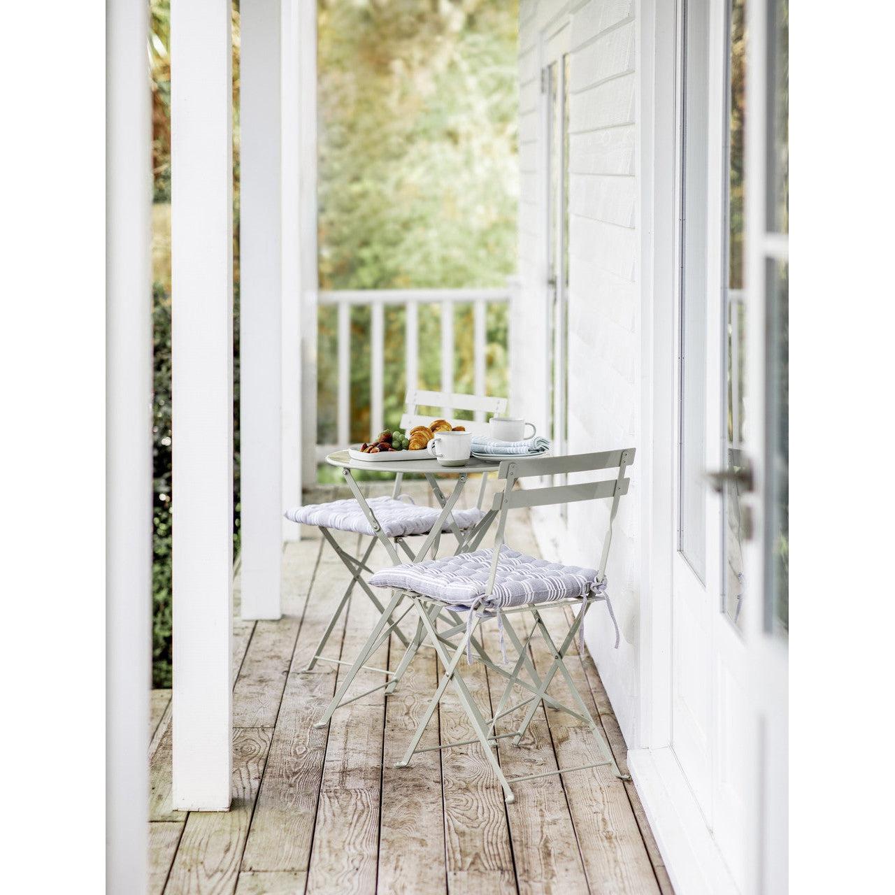 Rive Droite Bistro Set, Small in Clay - Steel-Bistro Furniture & Sets-Yester Home