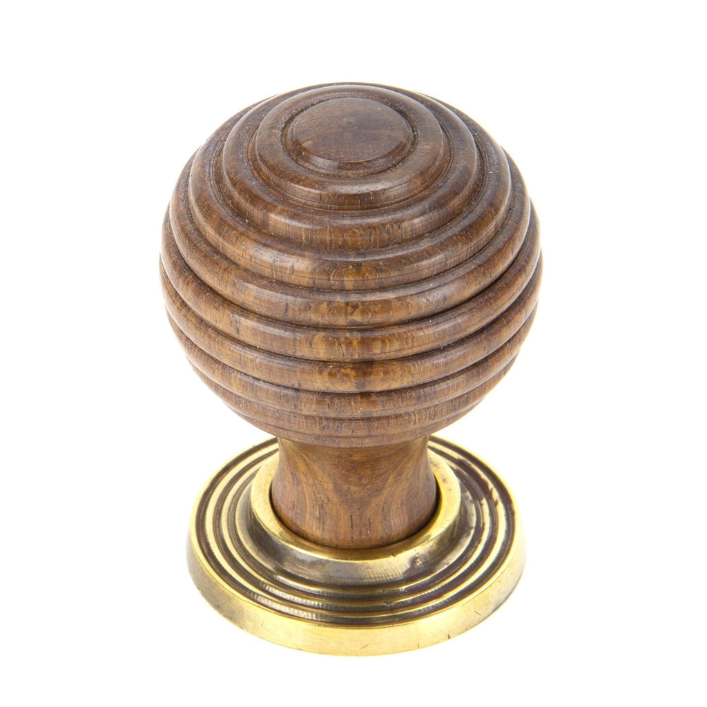 Rosewood and AB Beehive Cabinet Knob 35mm | From The Anvil-Cabinet Knobs-Yester Home