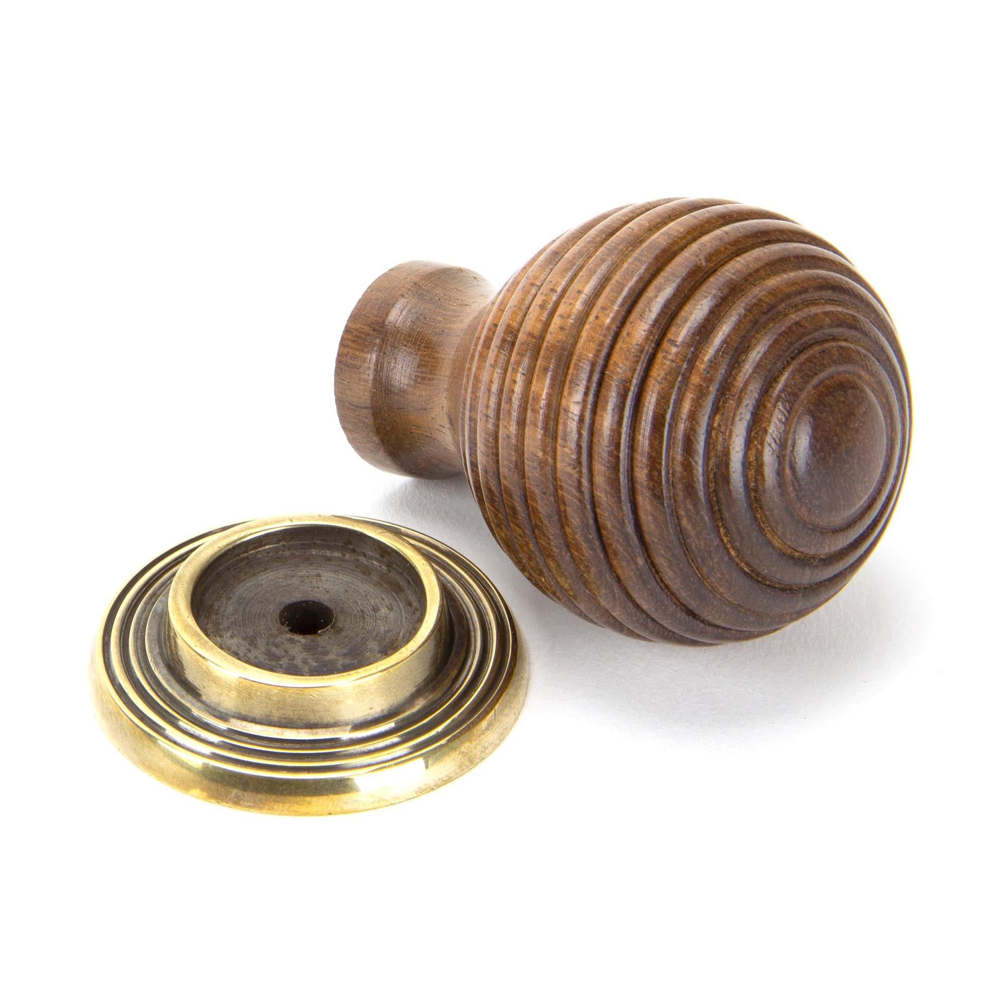 Rosewood and AB Beehive Cabinet Knob 38mm | From The Anvil - Cabinet Knobs - From The Anvil - Yester Home