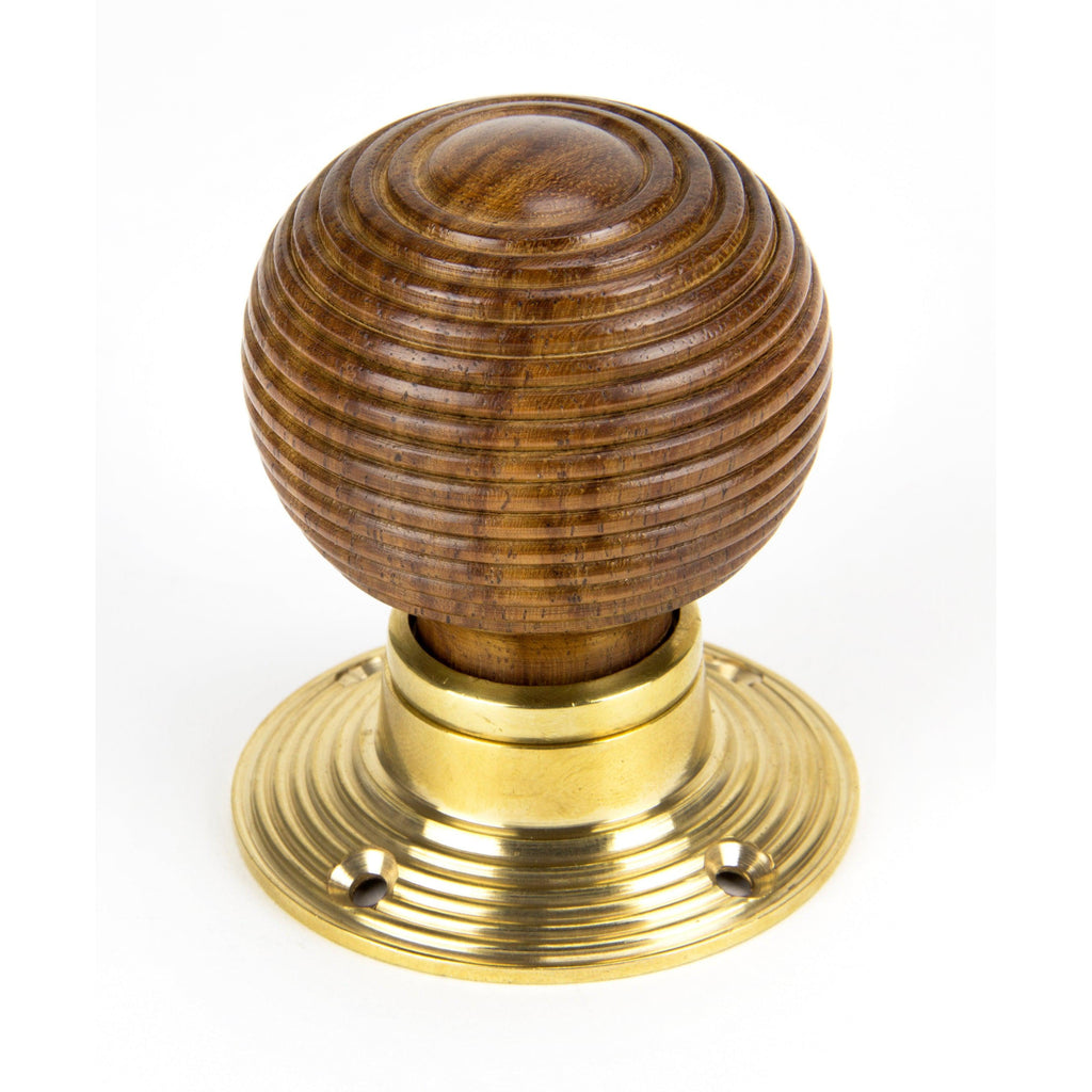 Rosewood and PB Cottage Mortice/Rim Knob Set - Small | From The Anvil-Mortice Knobs-Yester Home