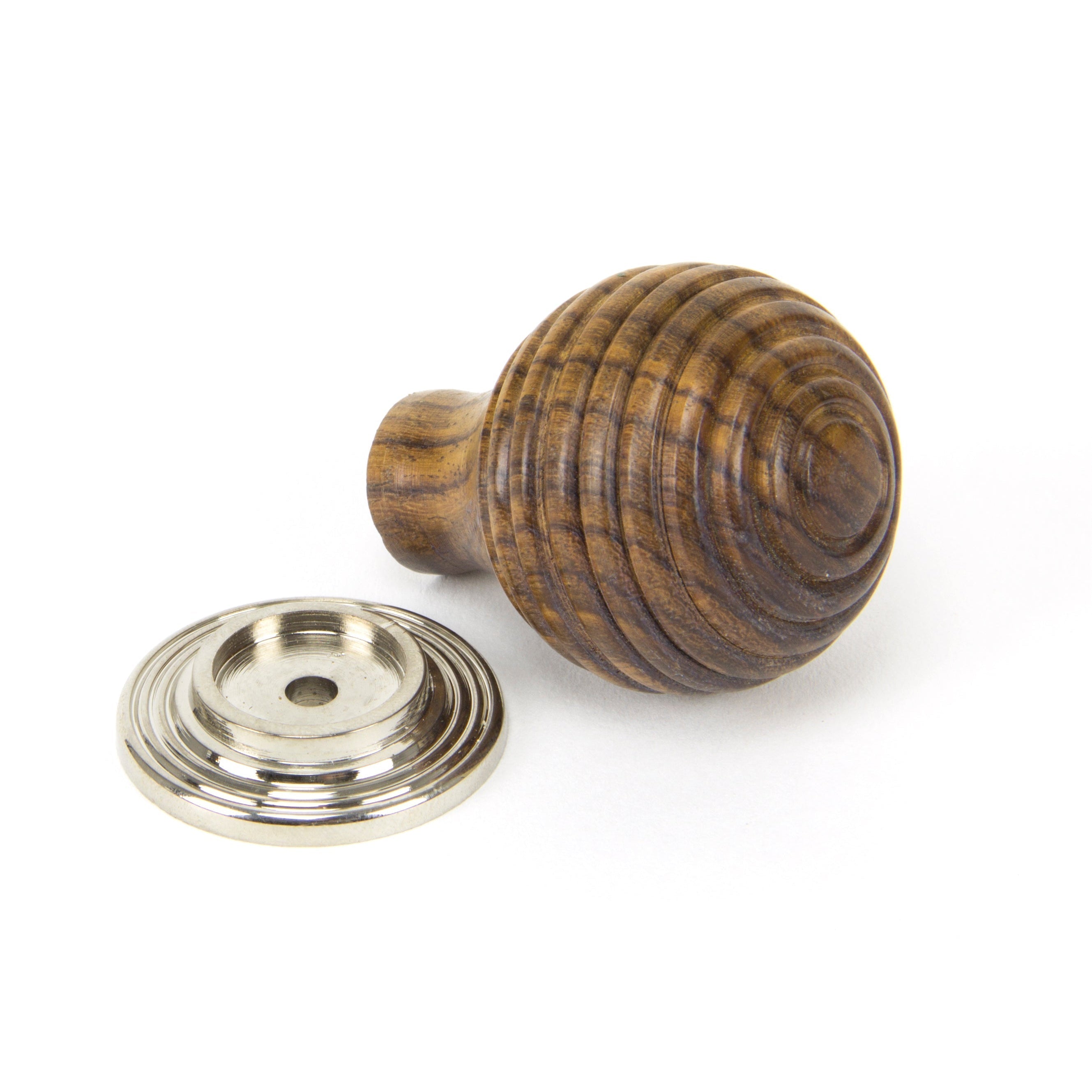 Rosewood and PN Beehive Cabinet Knob 35mm | From The Anvil-Cabinet Knobs-Yester Home