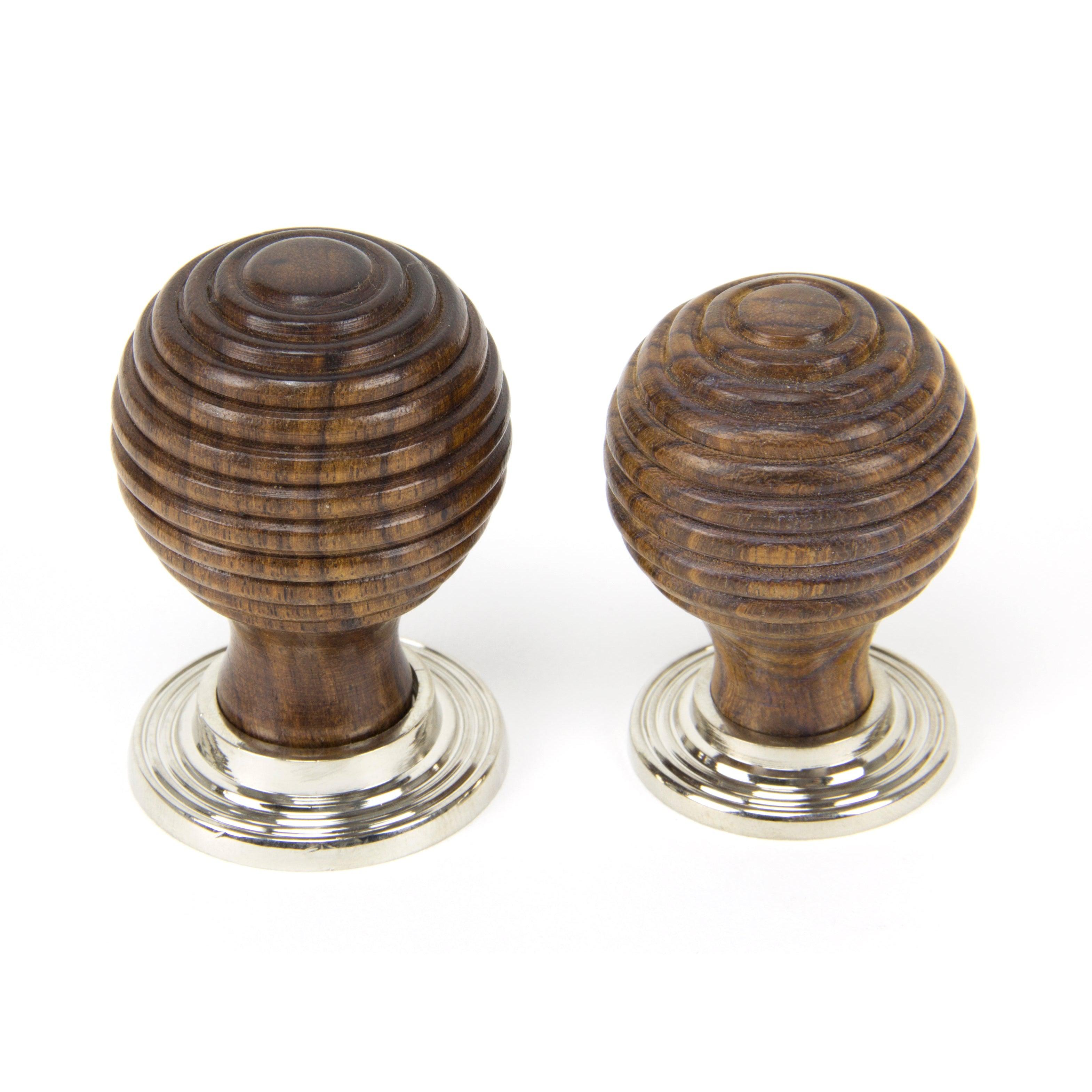 Rosewood and PN Beehive Cabinet Knob 38mm | From The Anvil-Cabinet Knobs-Yester Home