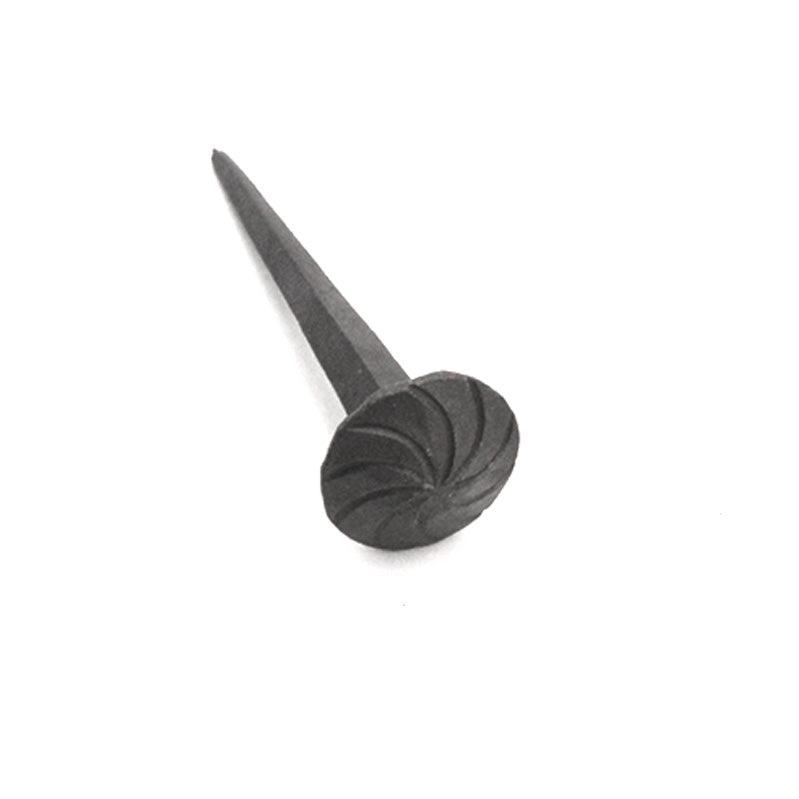 Round Head Iron Nail 1" x 3" Beeswax-Handforged Nails-Yester Home