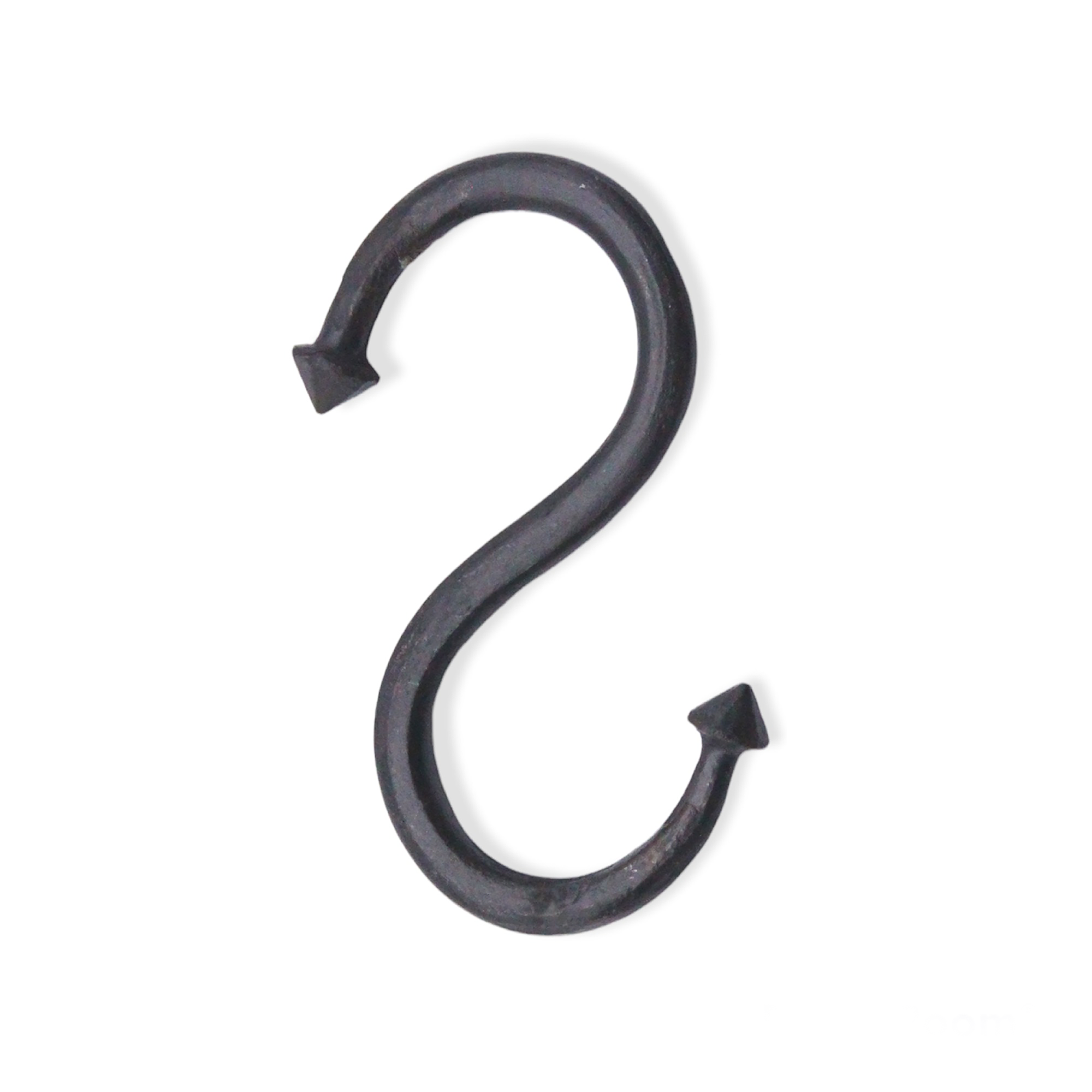 S- Hook Large Matt Black-Ferro Handforged Collection-Yester Home