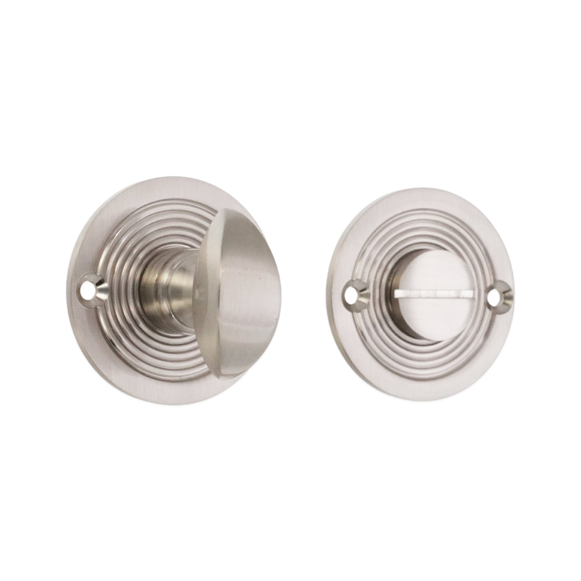 Beehive Turn & Release Satin Nickel - Thumbturn - Spira Brass - Yester Home