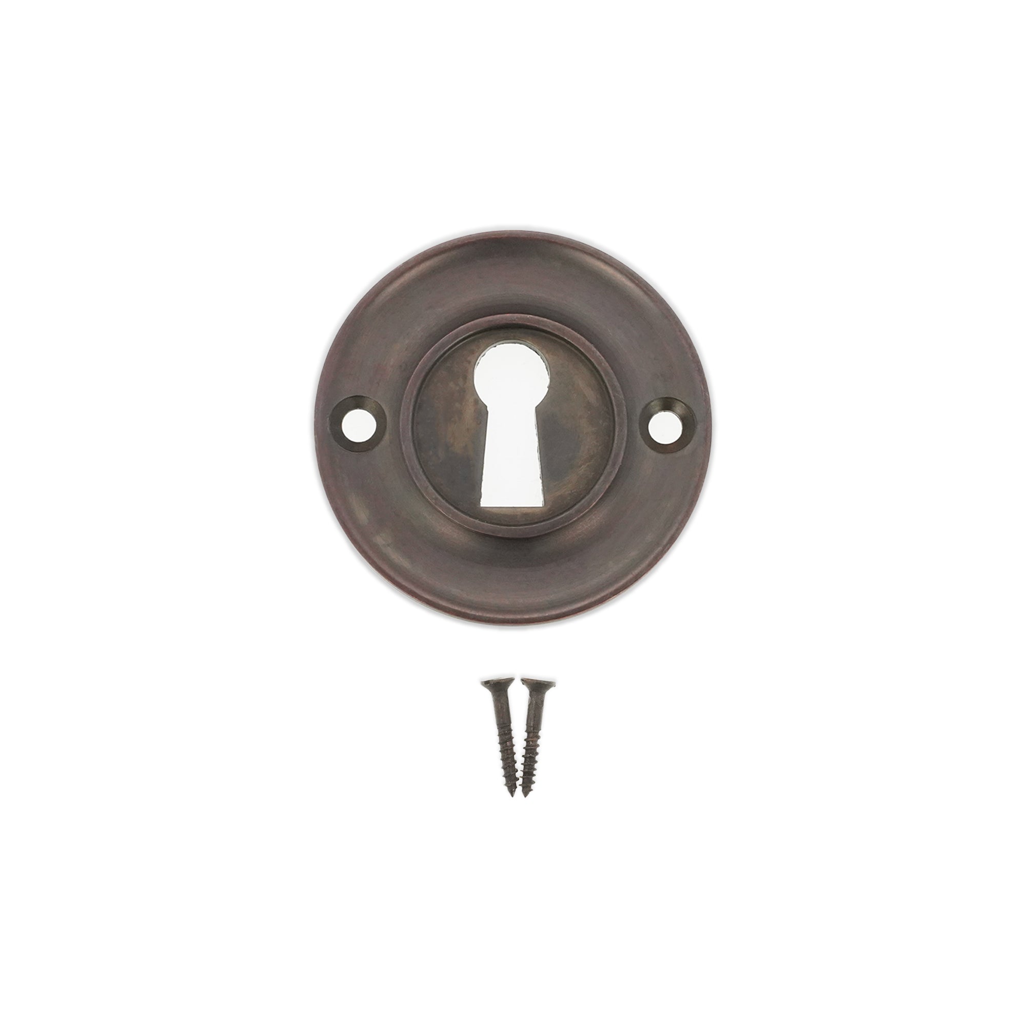 Slimline Standard Escutcheon Aged Bronze - Escutcheon - Spira Brass - Yester Home