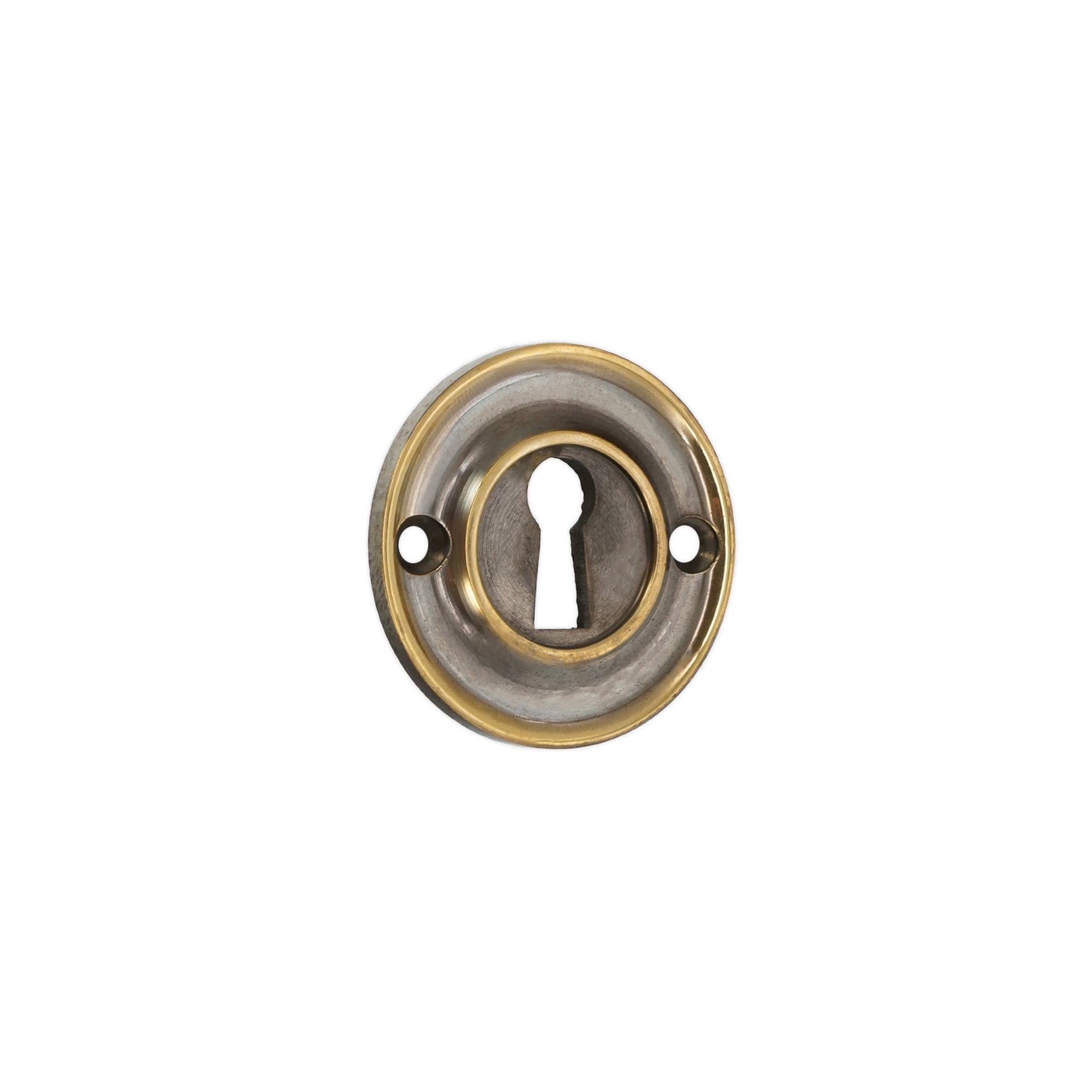 Slimline Standard Escutcheon Aged Brass - Escutcheon - Spira Brass - Yester Home