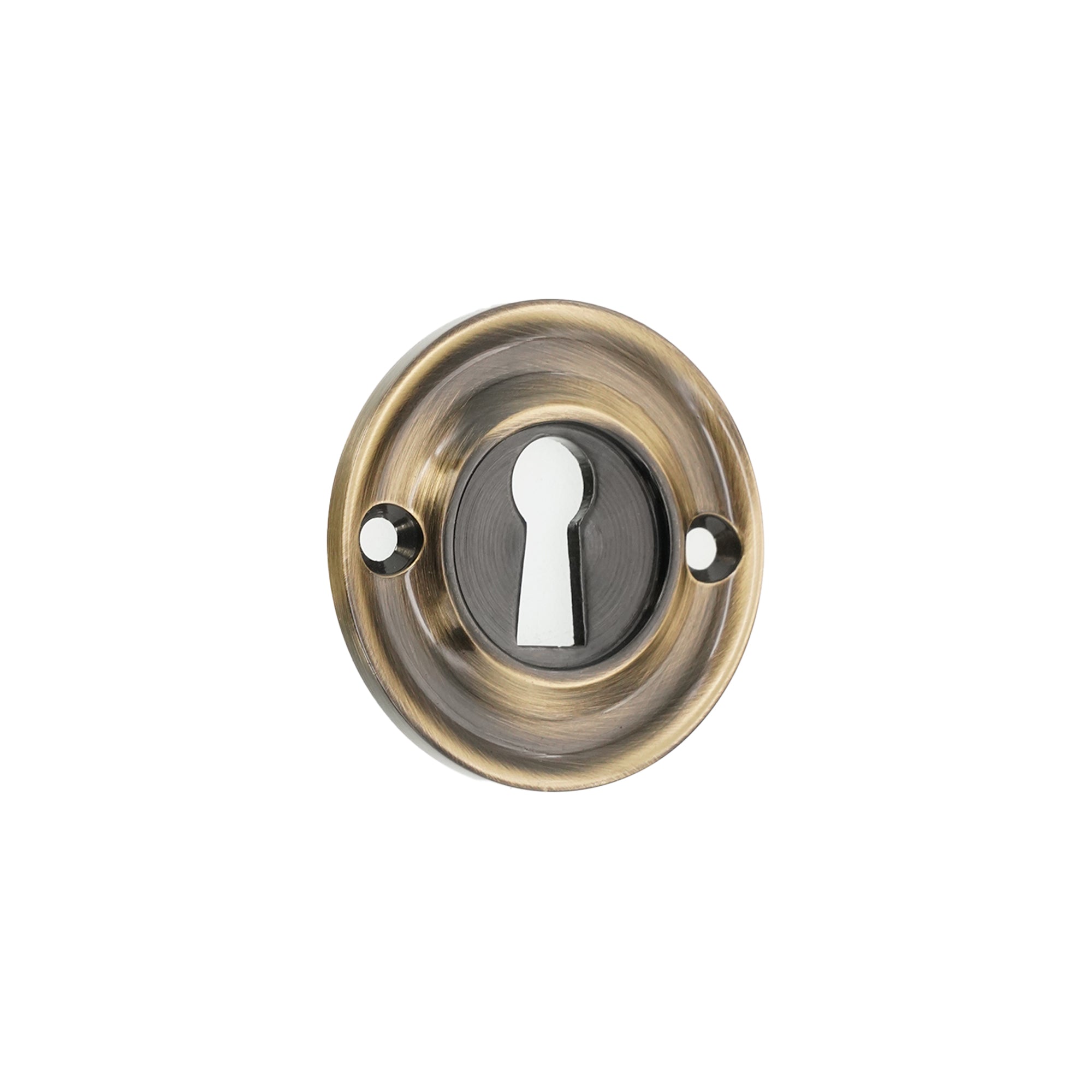 Slimline Standard Escutcheon Antique Brass - Escutcheon - Spira Brass - Yester Home