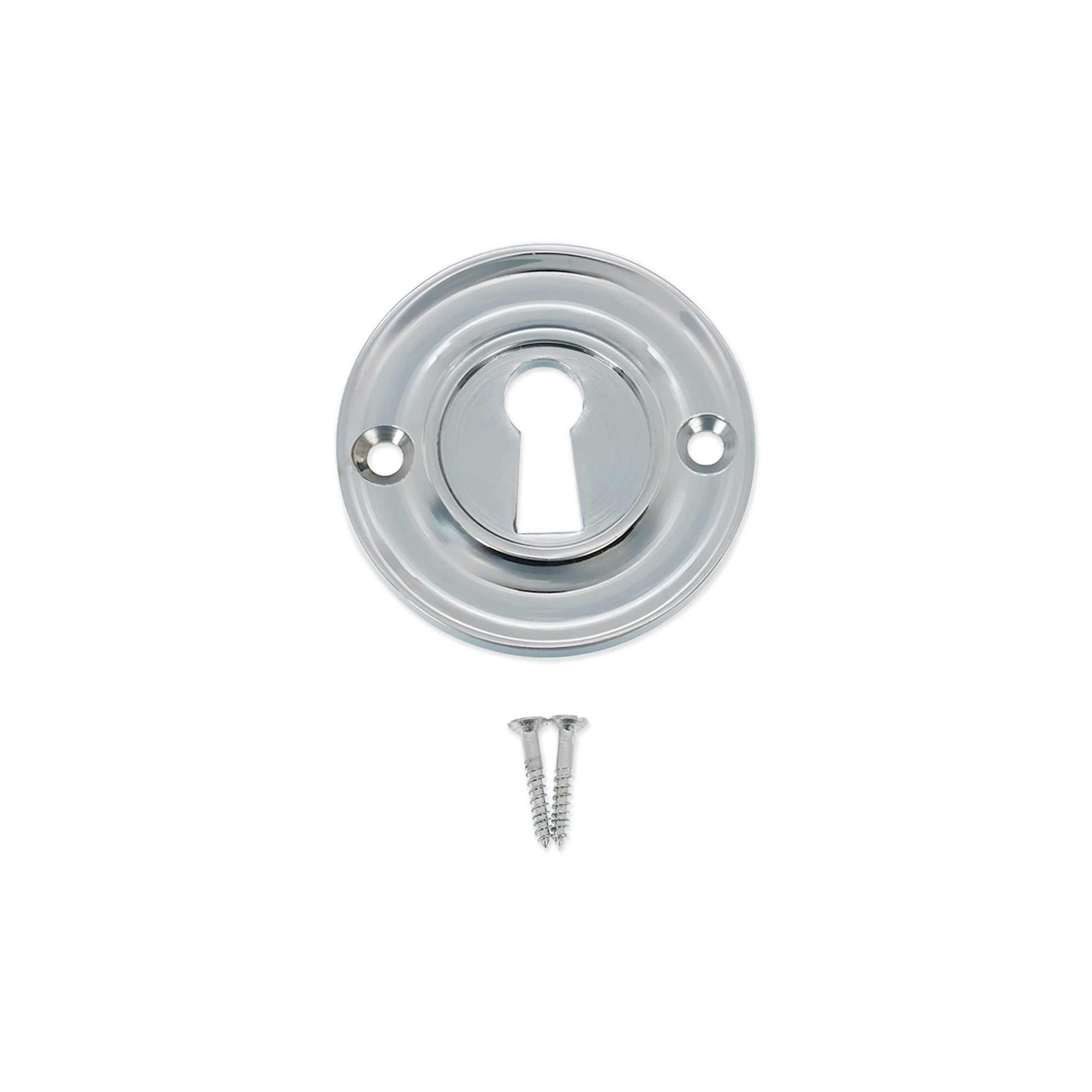Slimline Standard Escutcheon Polished Chrome - Escutcheon - Spira Brass - Yester Home