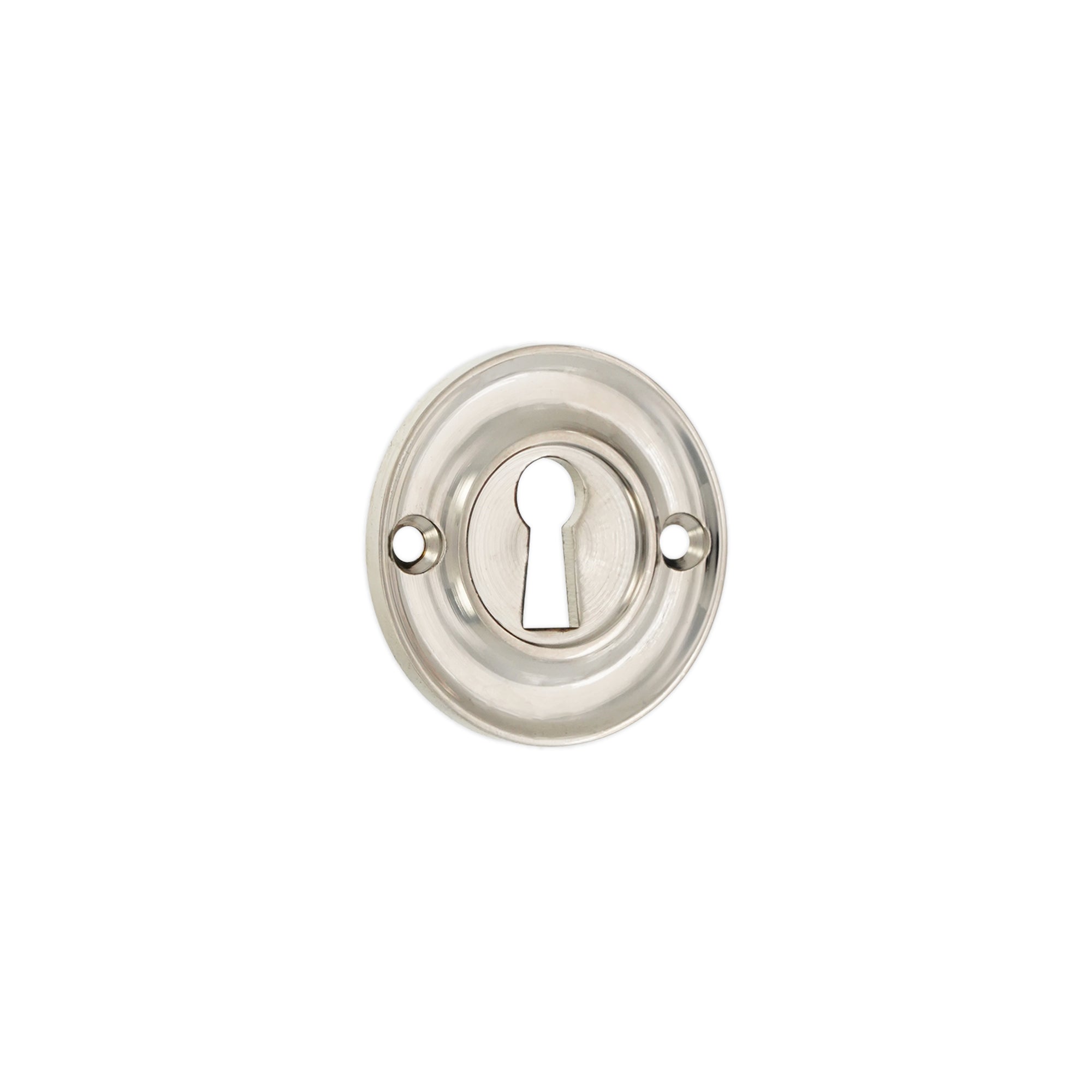 Slimline Standard Escutcheon Polished Nickel - Escutcheon - Spira Brass - Yester Home