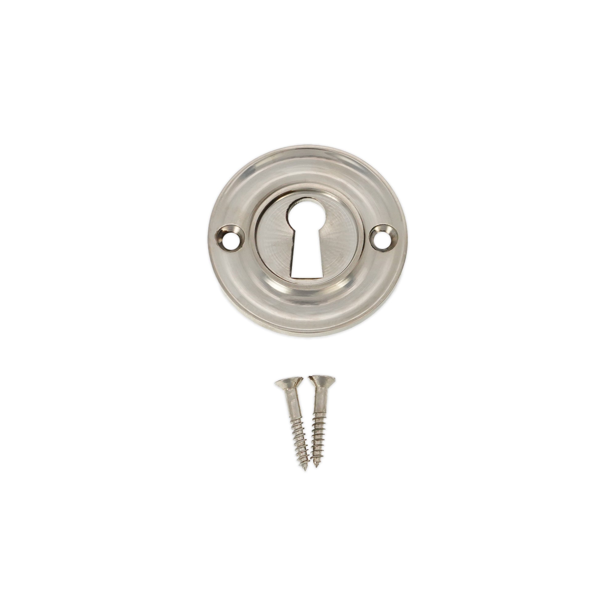 Slimline Standard Escutcheon Polished Nickel - Escutcheon - Spira Brass - Yester Home