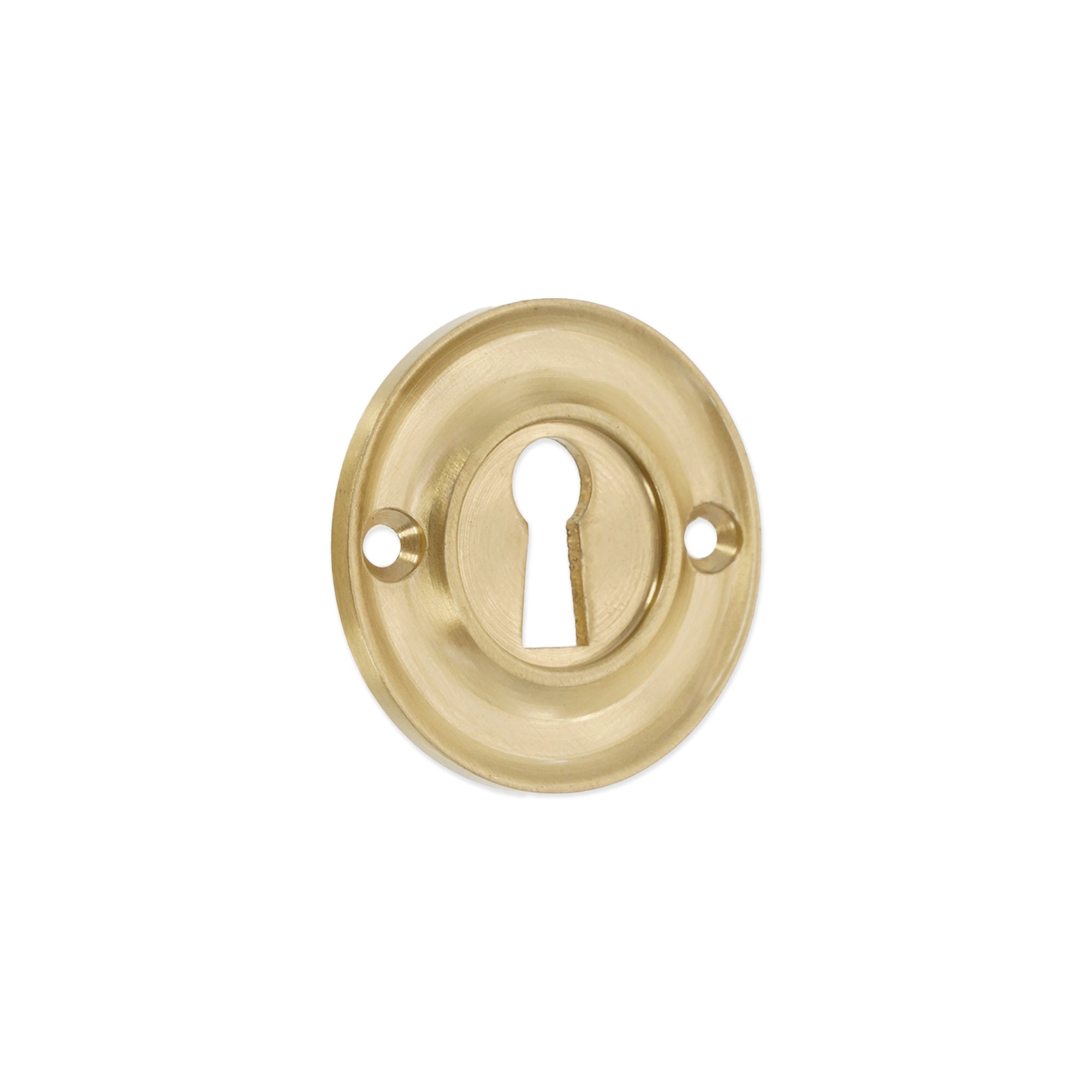 Slimline Standard Escutcheon Satin Brass - Escutcheon - Spira Brass - Yester Home