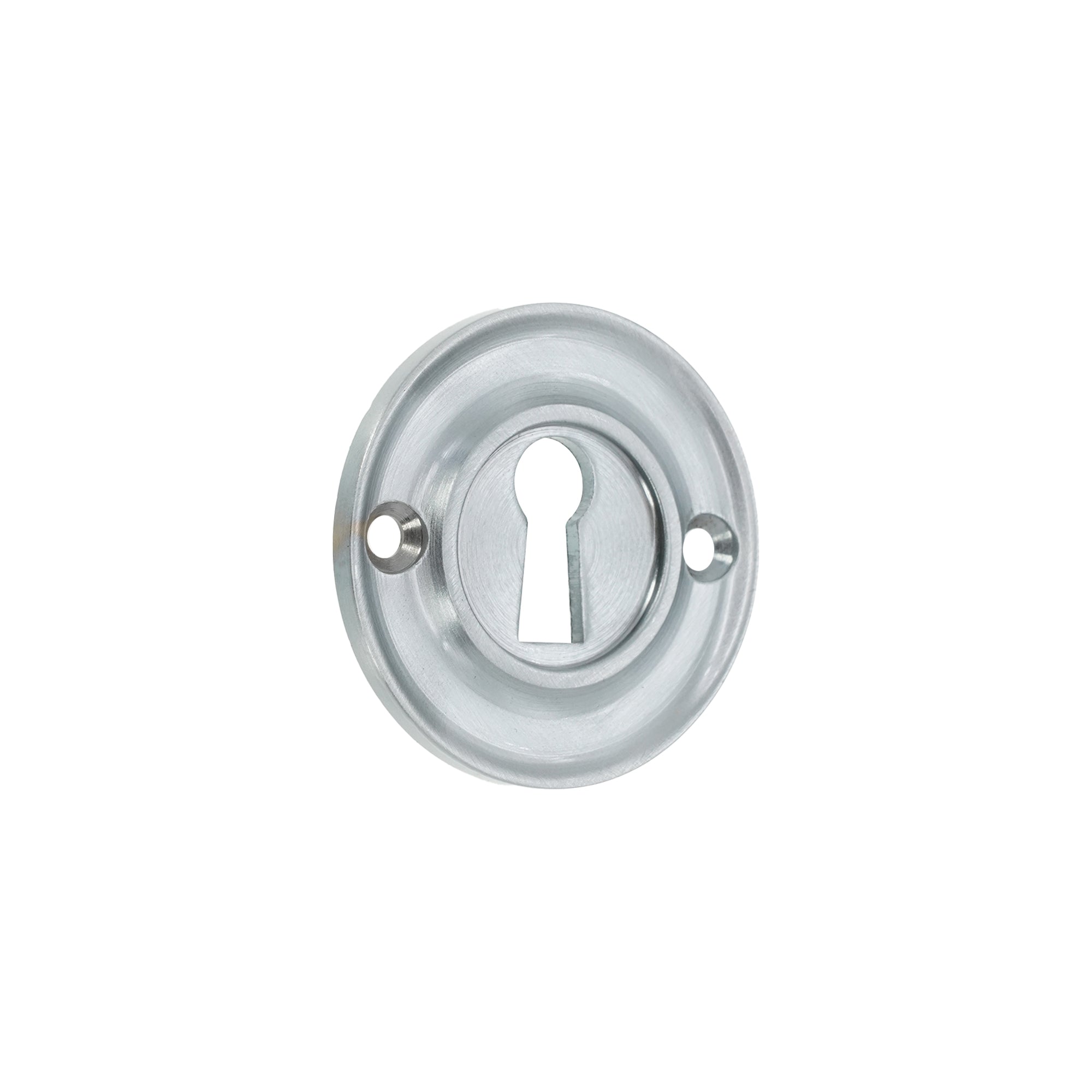 Slimline Standard Escutcheon Satin Chrome - Escutcheon - Spira Brass - Yester Home