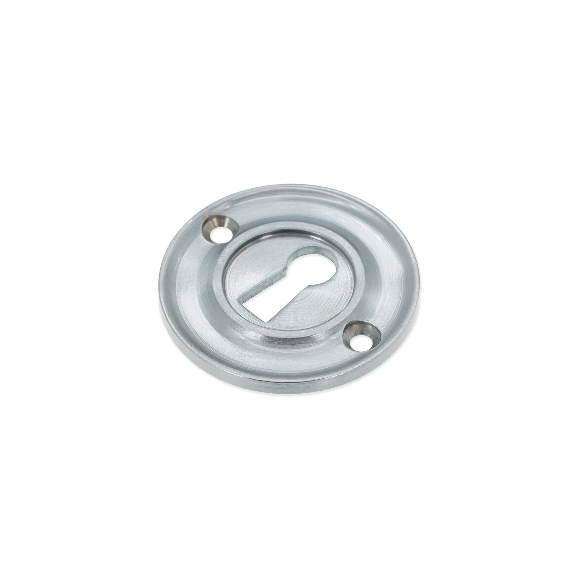 Slimline Standard Escutcheon Satin Chrome - Escutcheon - Spira Brass - Yester Home