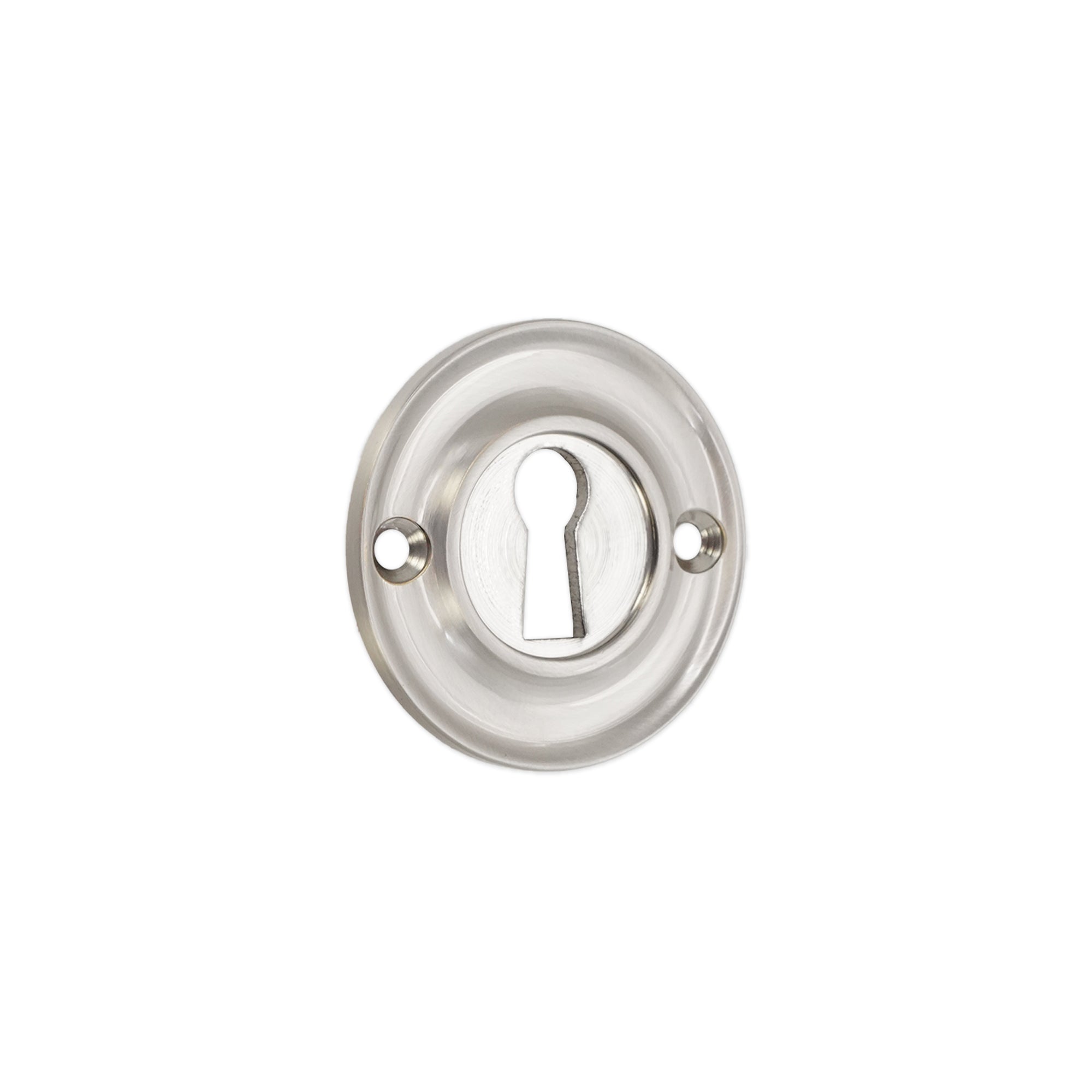 Slimline Standard Escutcheon Satin Nickel - Escutcheon - Spira Brass - Yester Home
