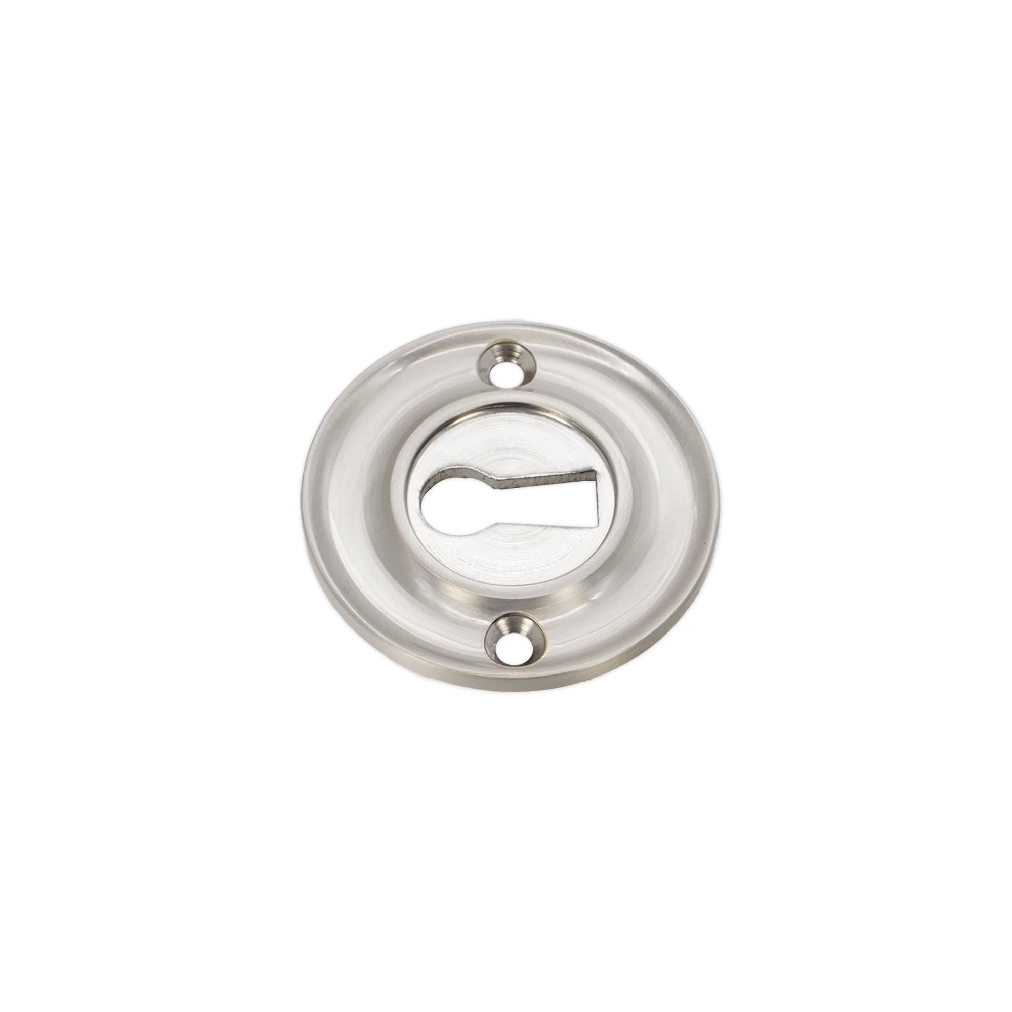 Slimline Standard Escutcheon Satin Nickel - Escutcheon - Spira Brass - Yester Home