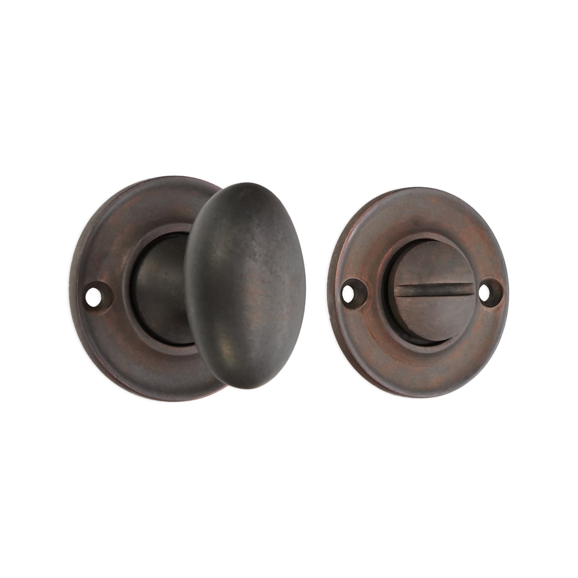Slimline Turn & Release Aged Bronze - Thumbturn - Spira Brass - Yester Home