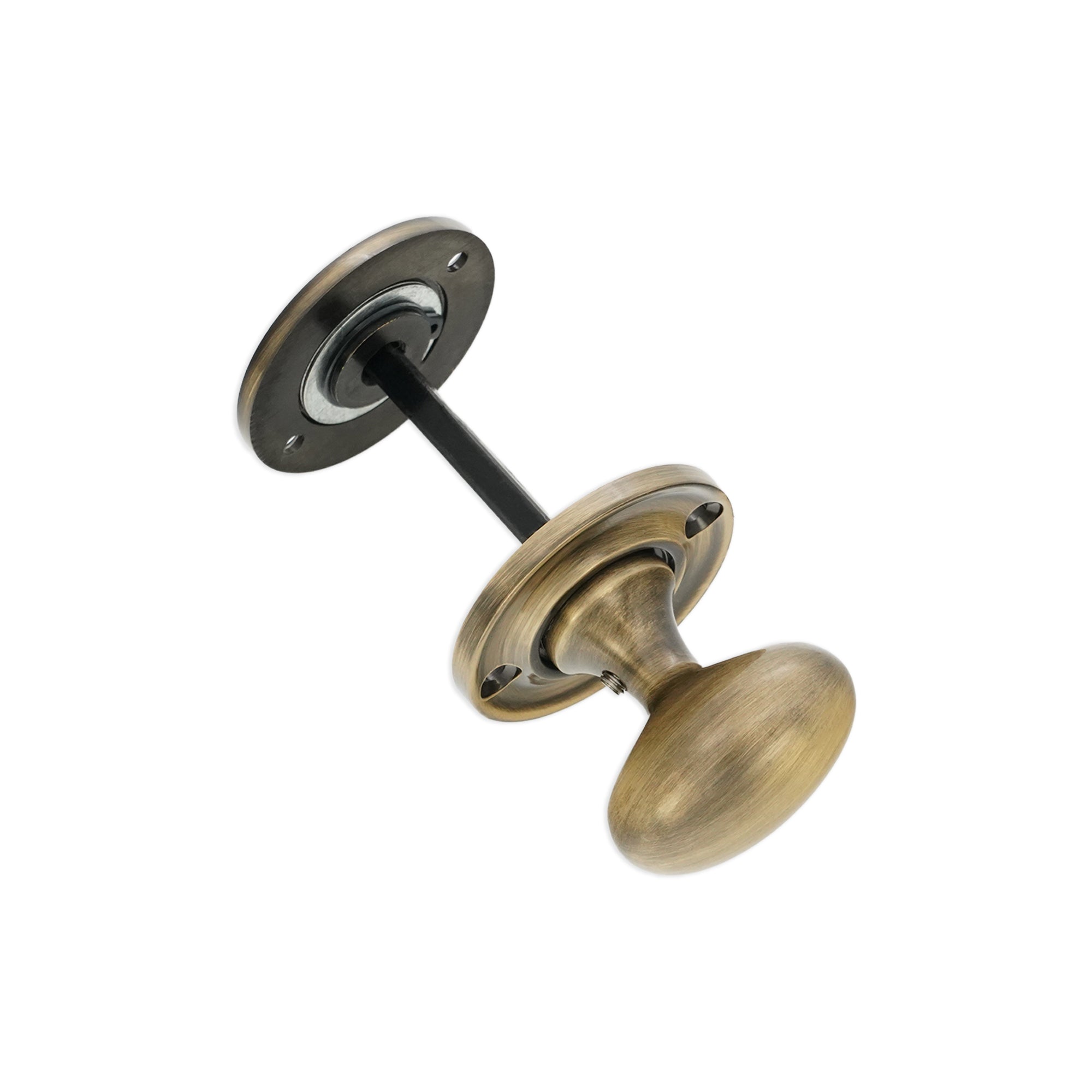 Slimline Turn & Release Antique Brass - Thumbturn - Spira Brass - Yester Home