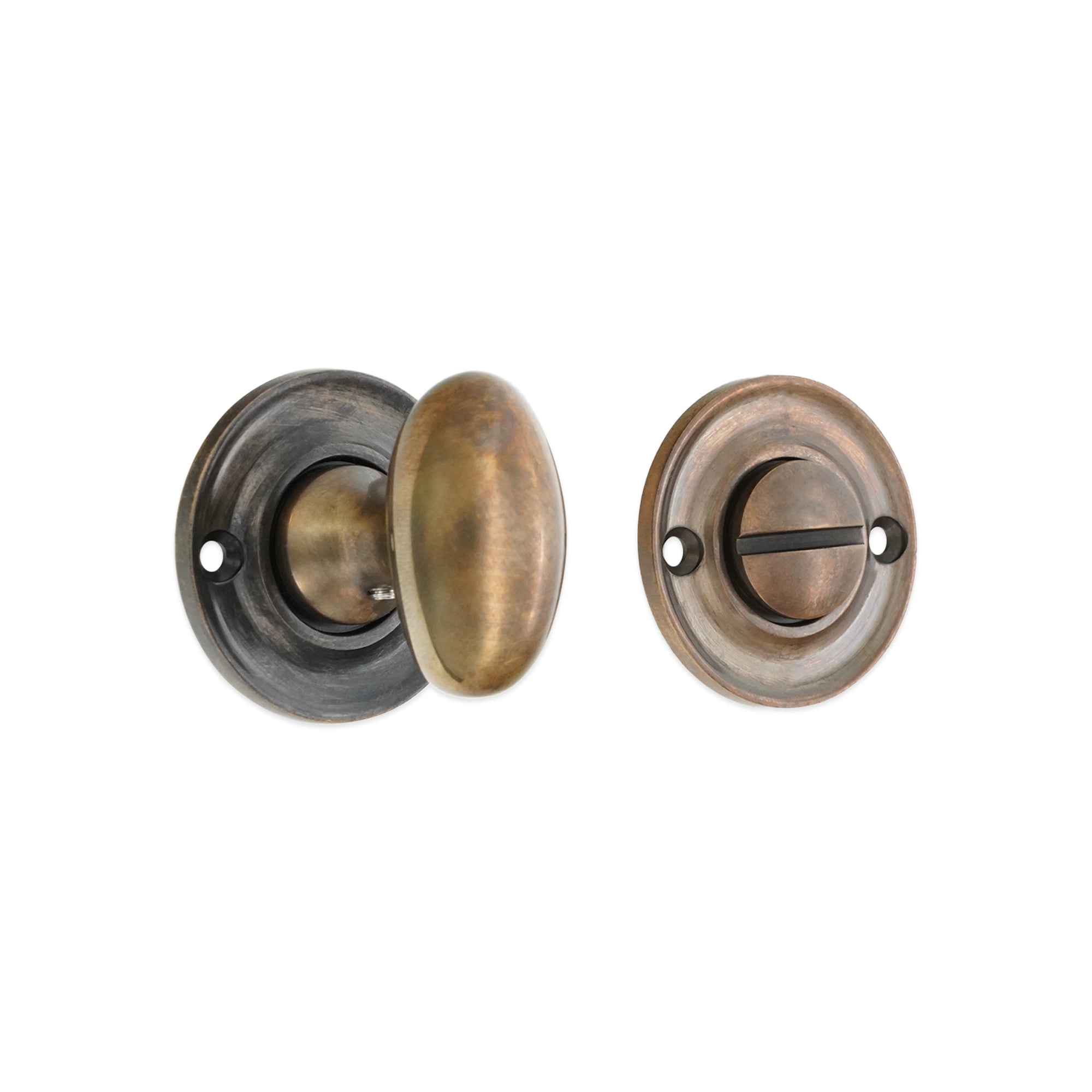 Slimline Turn & Release Antique - Thumbturn - Spira Brass - Yester Home