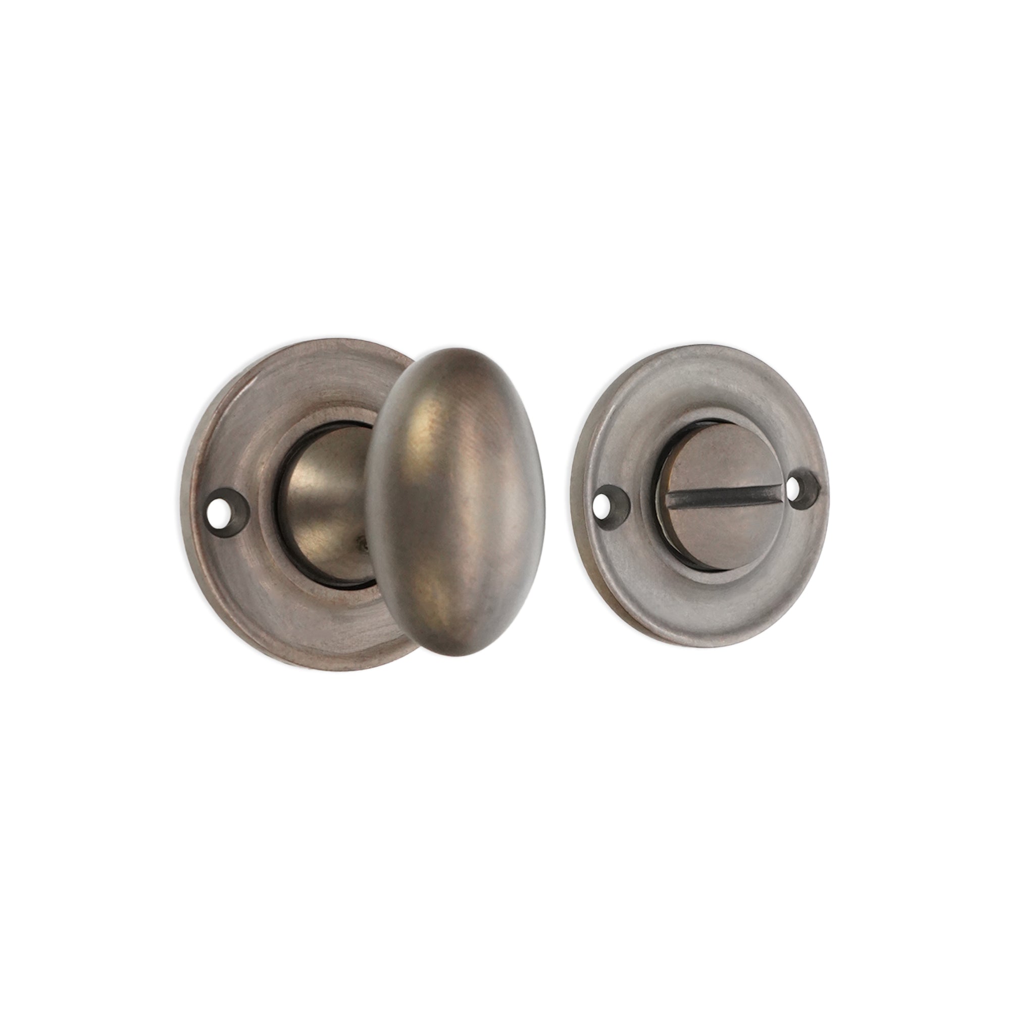 Slimline Turn & Release Matt Antique - Thumbturn - Spira Brass - Yester Home