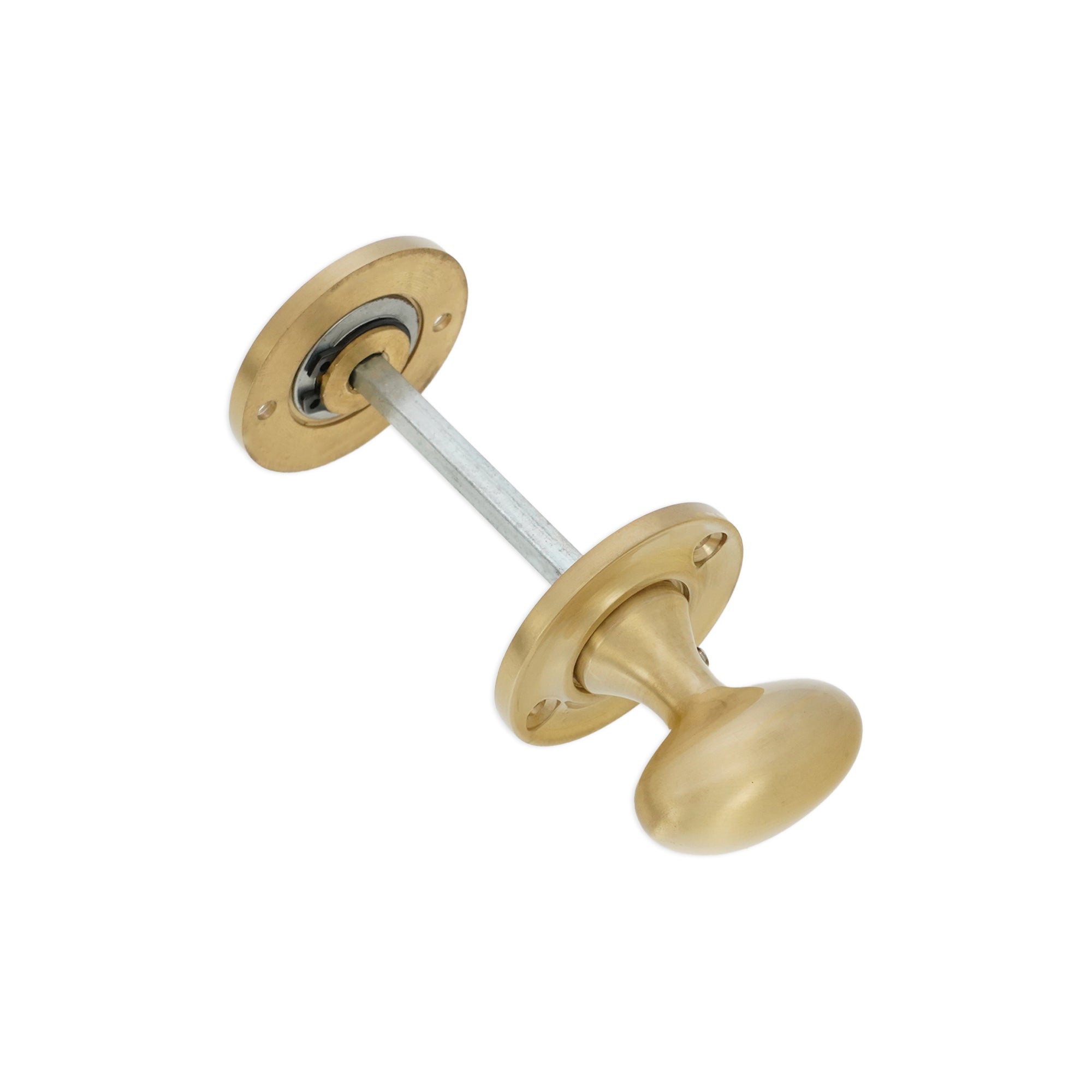 Slimline Turn & Release Satin Brass - Thumbturn - Spira Brass - Yester Home
