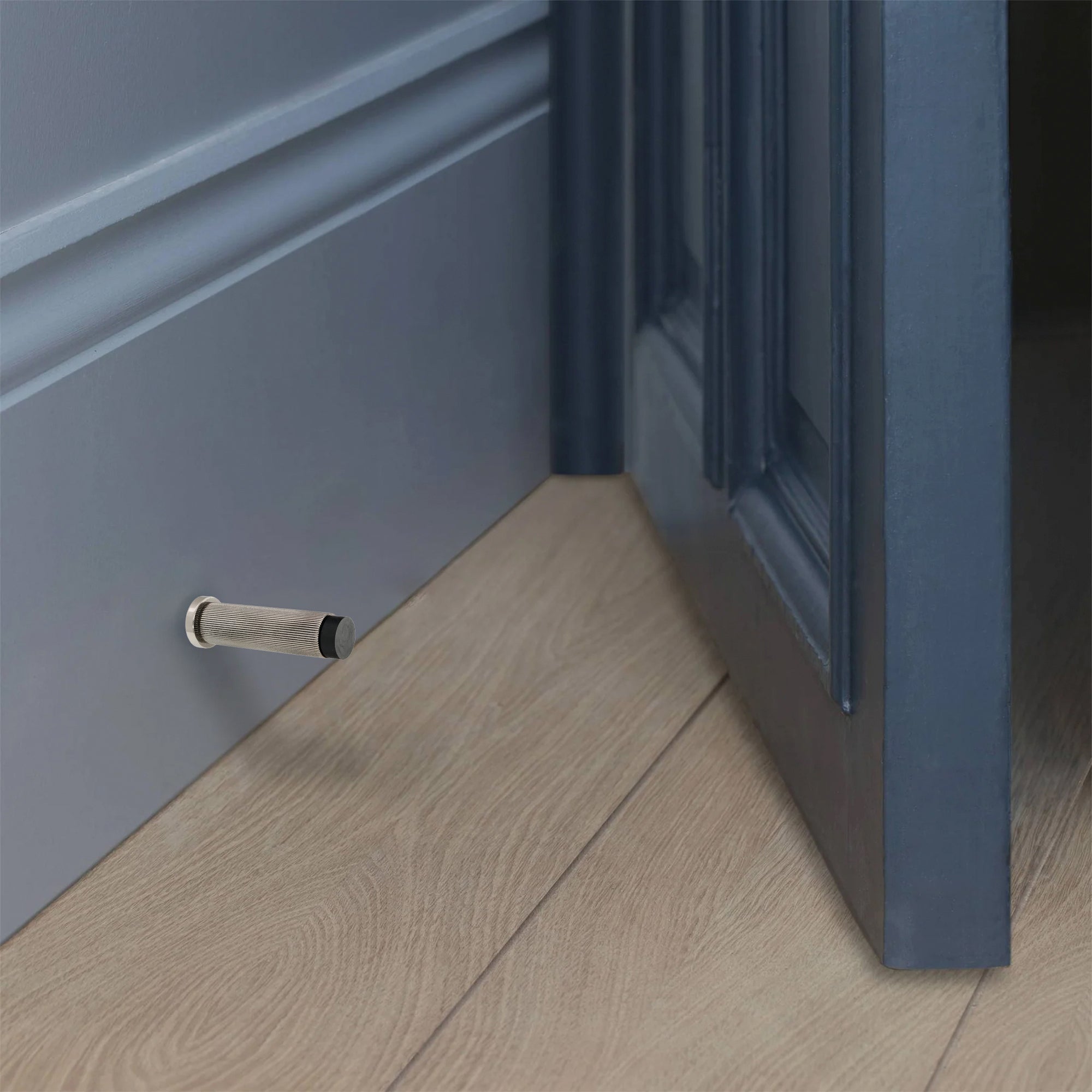 Connaught Linear Door Stopper Aged Nickel - Door Furniture - Spira Brass - Yester Home