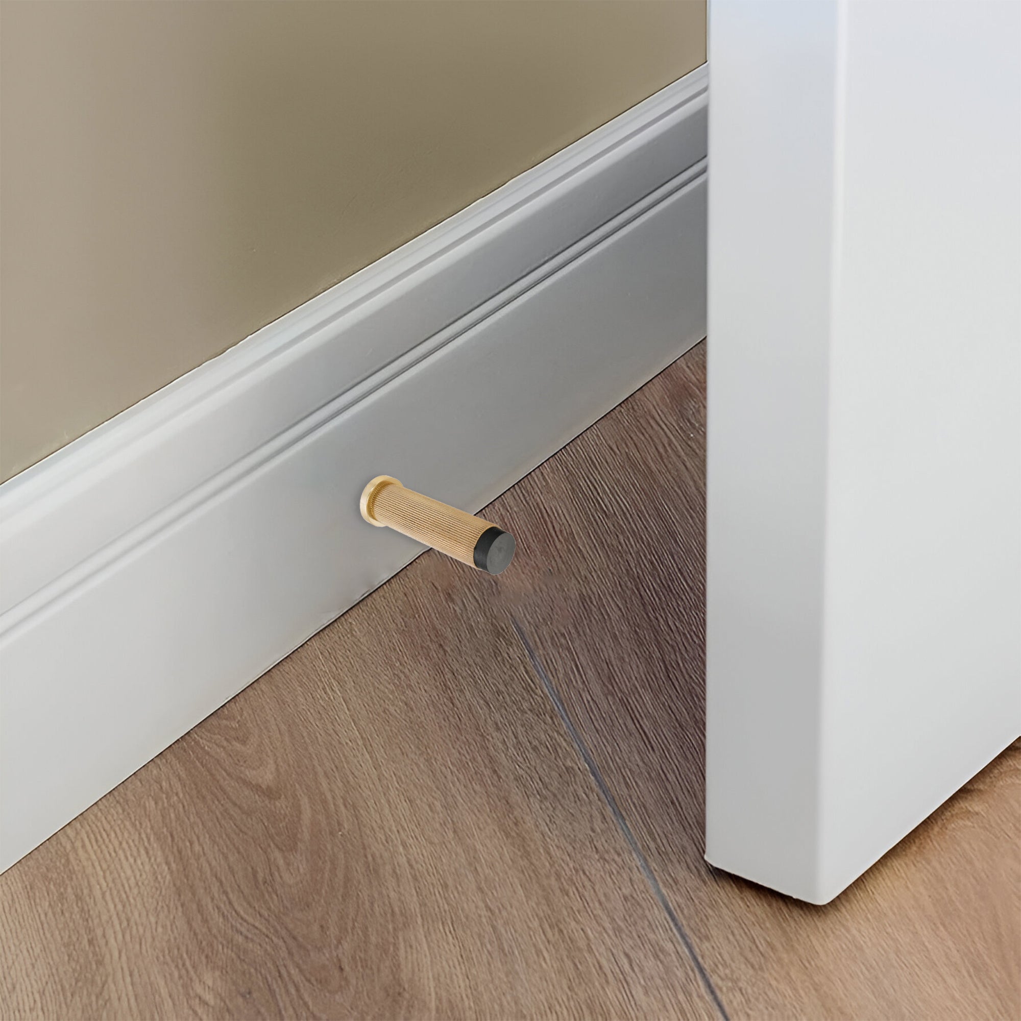 Connaught Linear Door Stopper Polished Brass - Door Furniture - Spira Brass - Yester Home